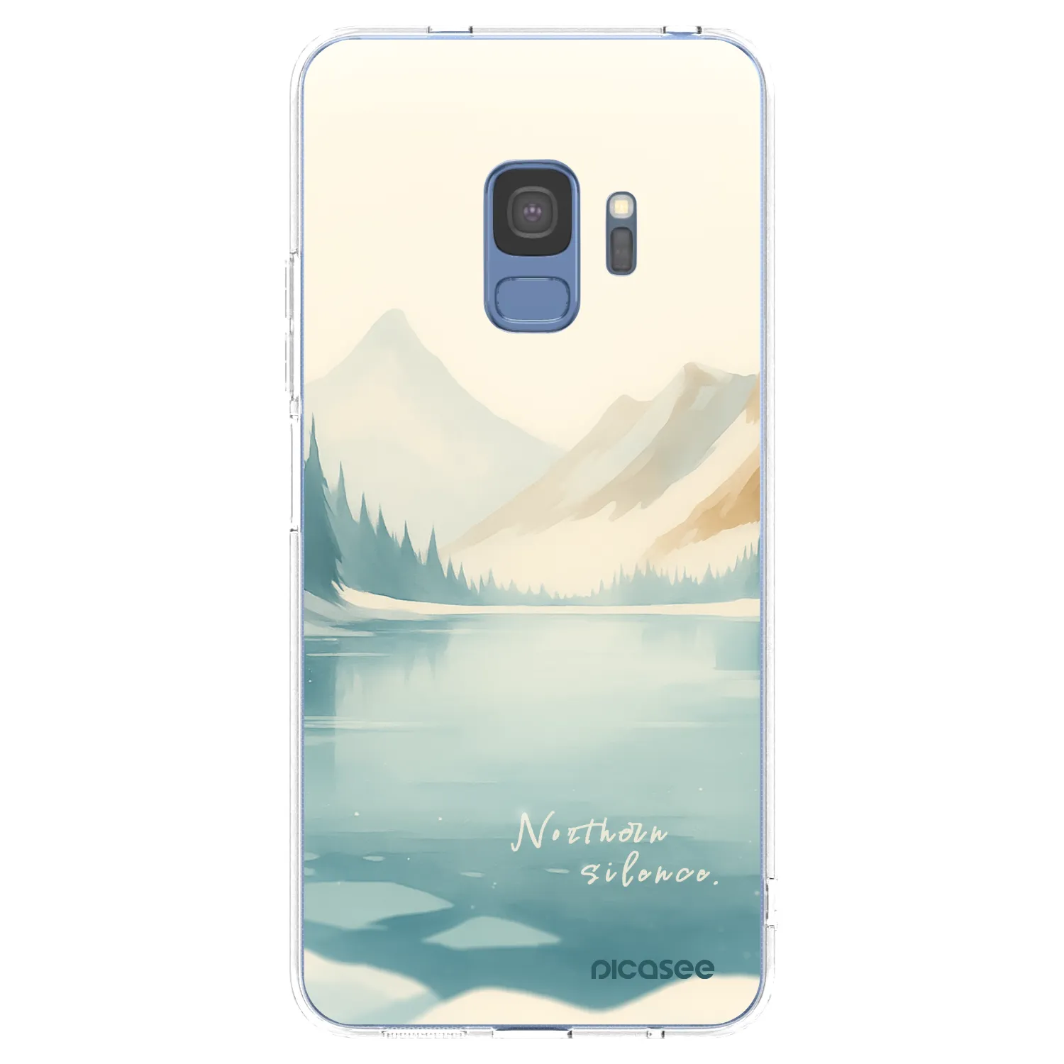 Picasee silikónový prehľadný obal pre Samsung Galaxy S9 G960F - NOTHERN SILENCE