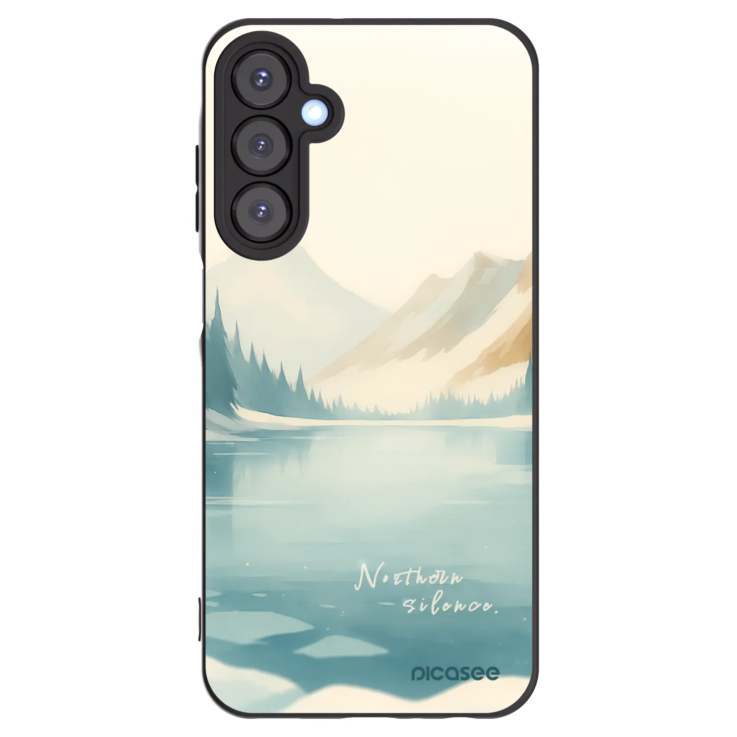 Picasee silikónový čierny obal pre Samsung Galaxy A25 A256B 5G - NOTHERN SILENCE