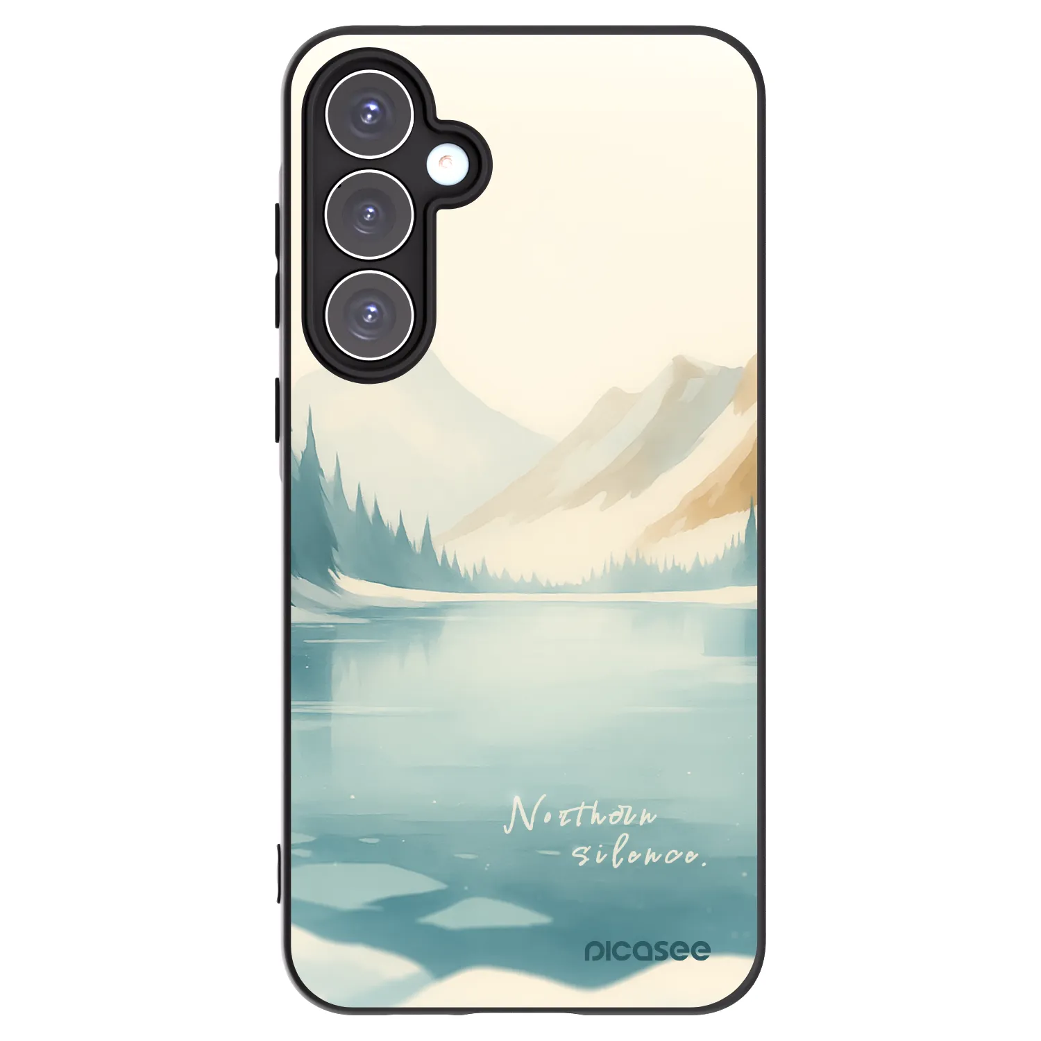 Picasee silikónový čierny obal pre Samsung Galaxy A55 5G A556B - NOTHERN SILENCE