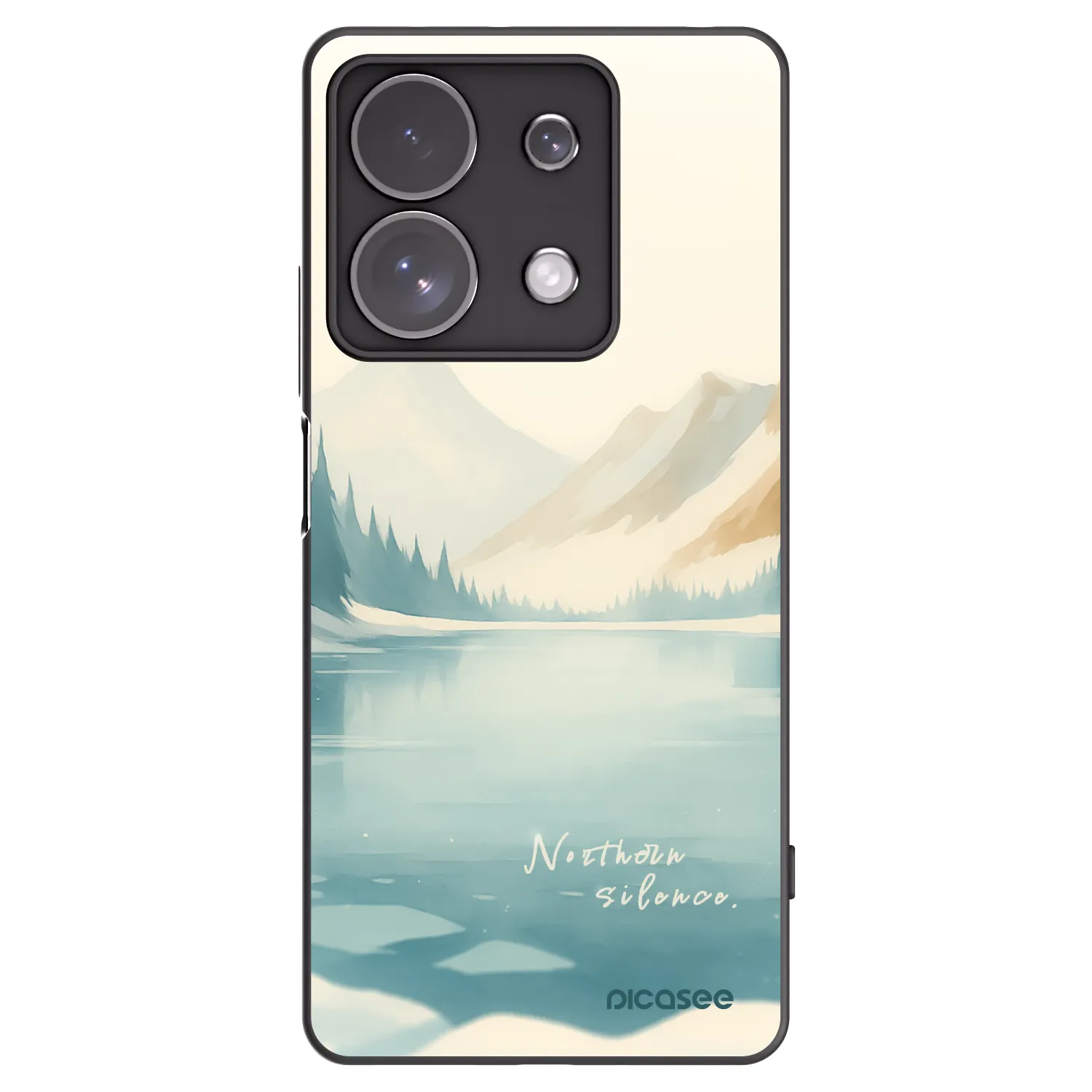 Silikónový čierny obal pre Xiaomi Redmi Note 13 Pro 4G - NOTHERN SILENCE