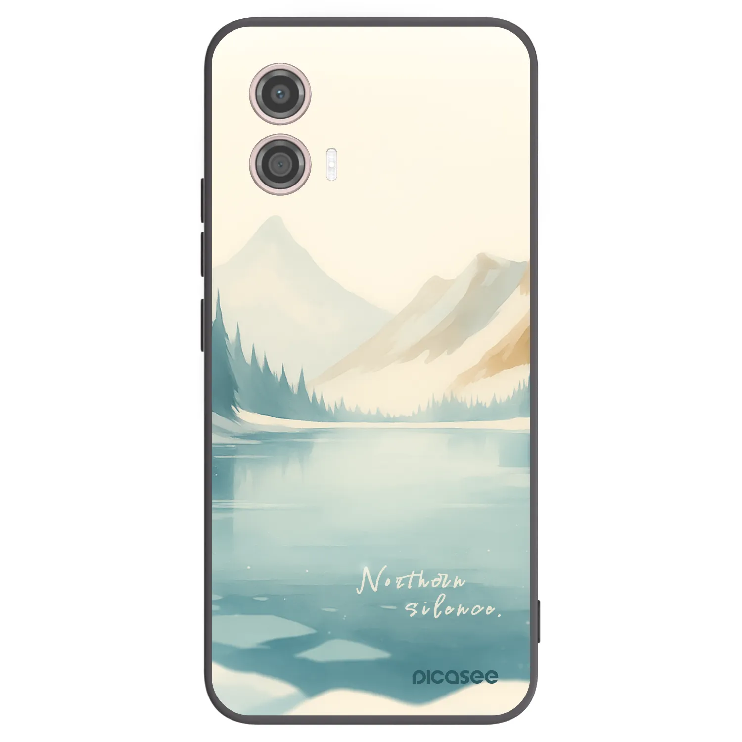 Picasee silikónový čierny obal pre Motorola Moto G53 5G - NOTHERN SILENCE