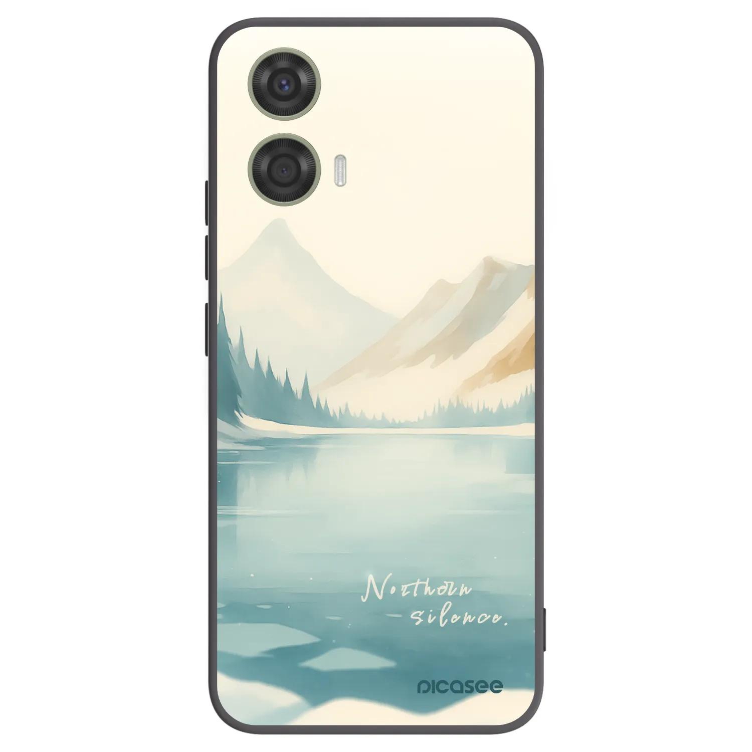 Picasee silikónový čierny obal pre Motorola Moto G24 - NOTHERN SILENCE