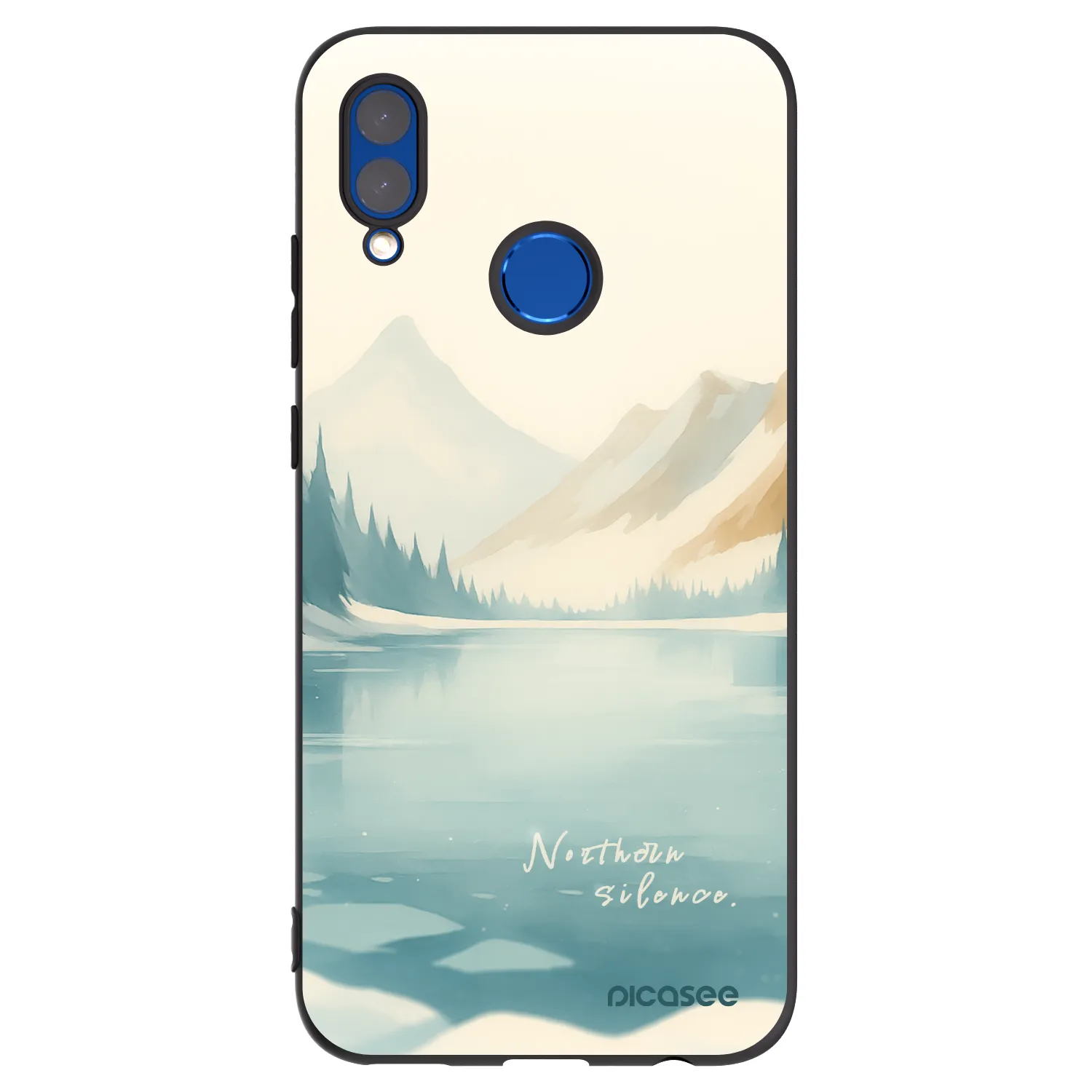 Picasee silikónový čierny obal pre Huawei P Smart 2019 - NOTHERN SILENCE