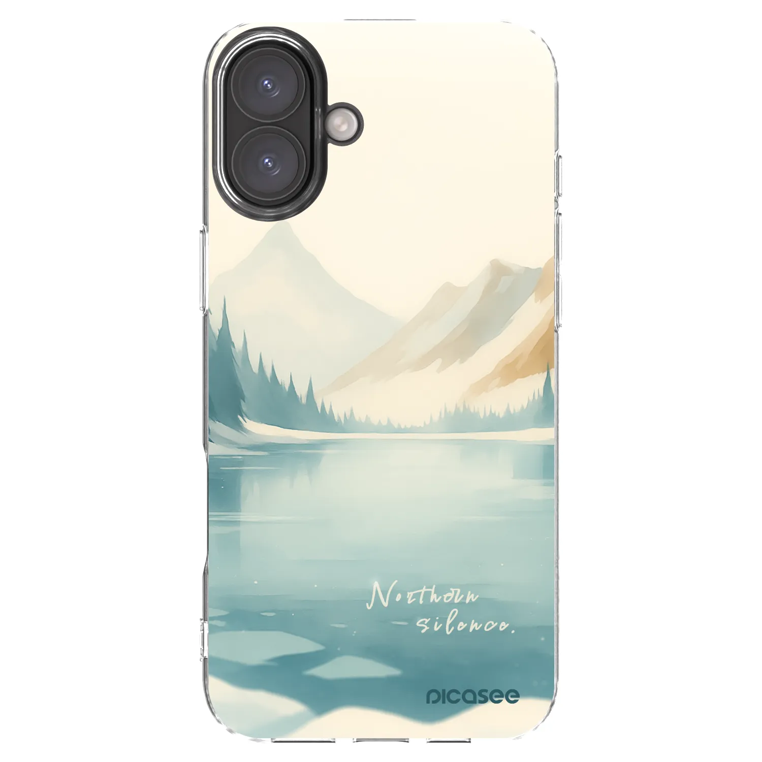Picasee silikónový prehľadný obal pre Apple iPhone 16 Plus - NOTHERN SILENCE