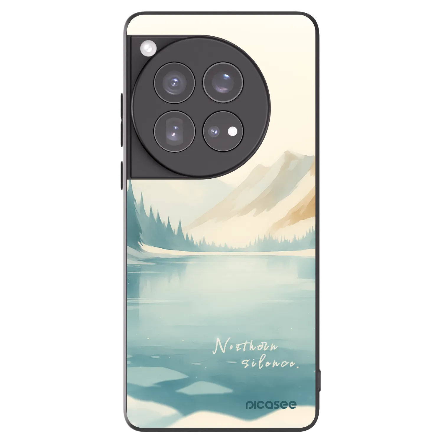 Picasee silikónový čierny obal pre OnePlus 12 5G - NOTHERN SILENCE