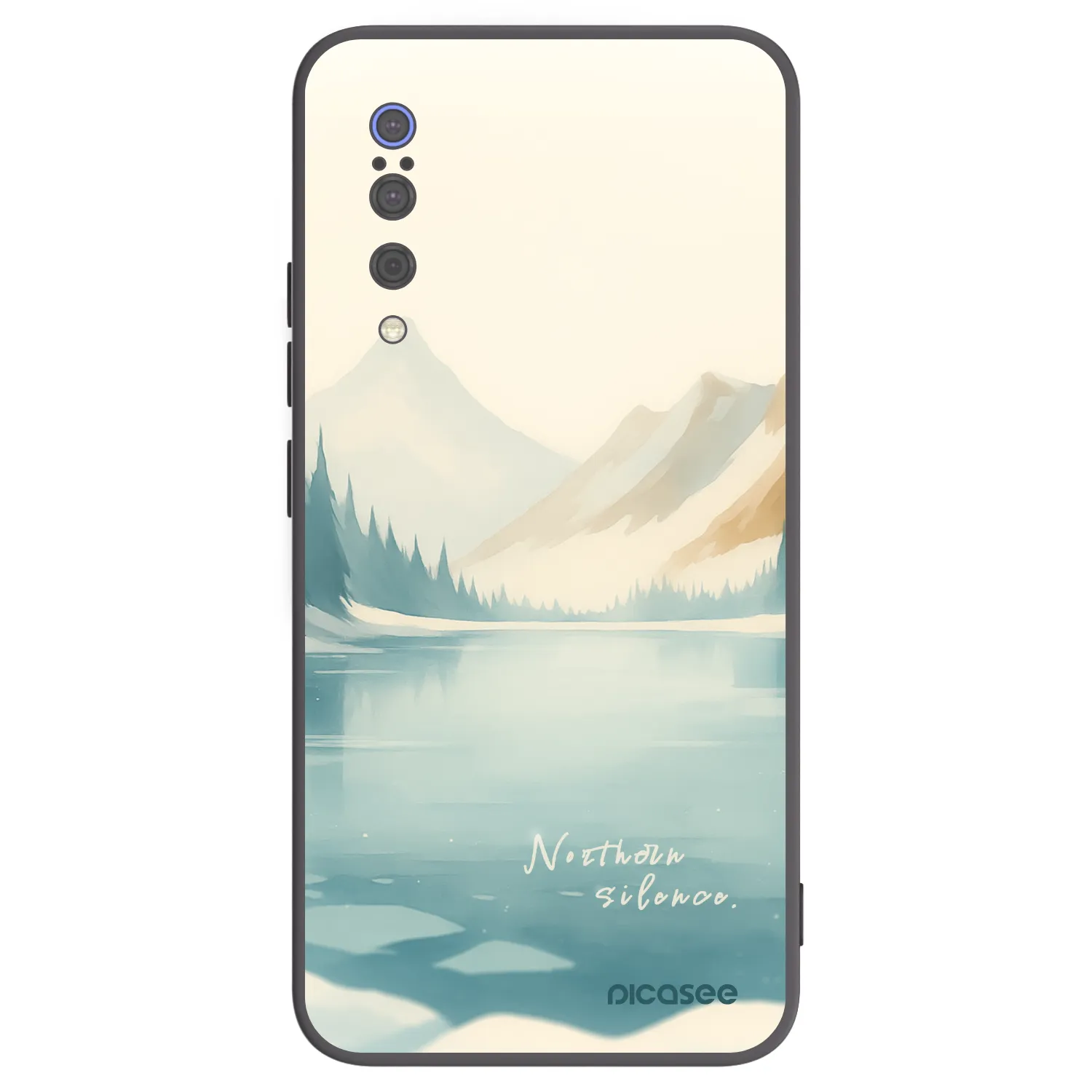 Picasee silikónový čierny obal pre Xiaomi Mi 9 - NOTHERN SILENCE