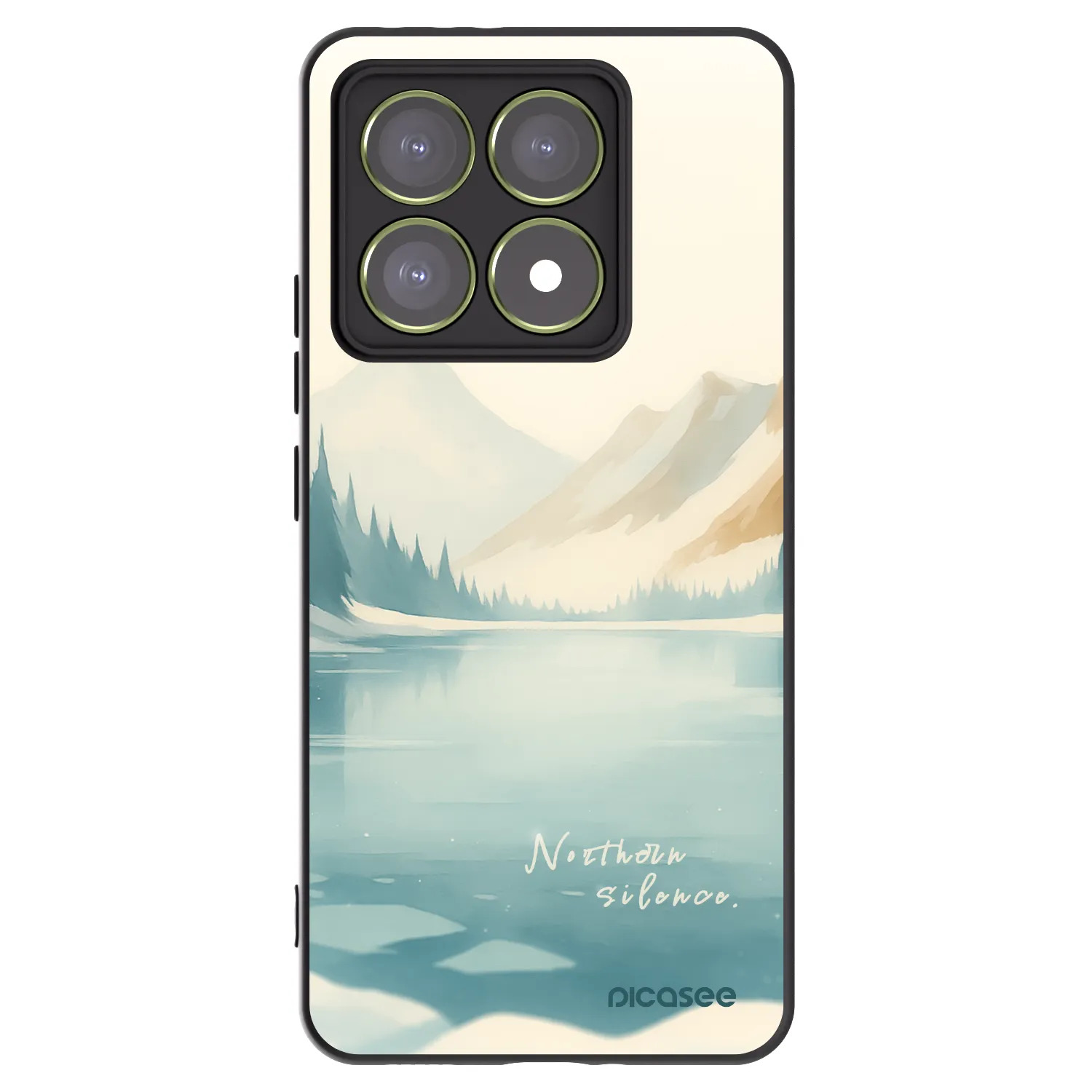 Picasee silikónový čierny obal pre Xiaomi 14T - NOTHERN SILENCE