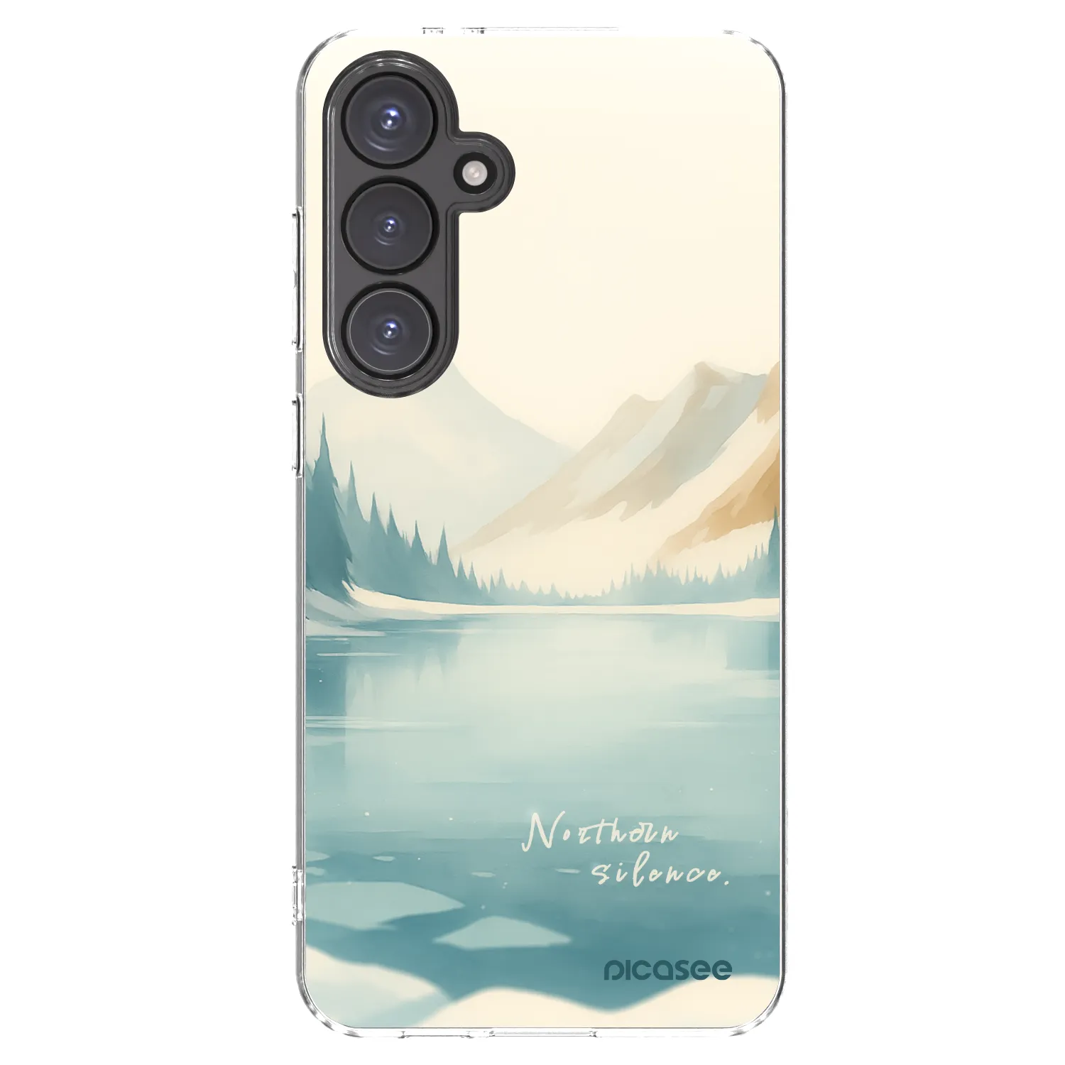 Picasee silikónový prehľadný obal pre Samsung Galaxy S24 FE S721B - NOTHERN SILENCE