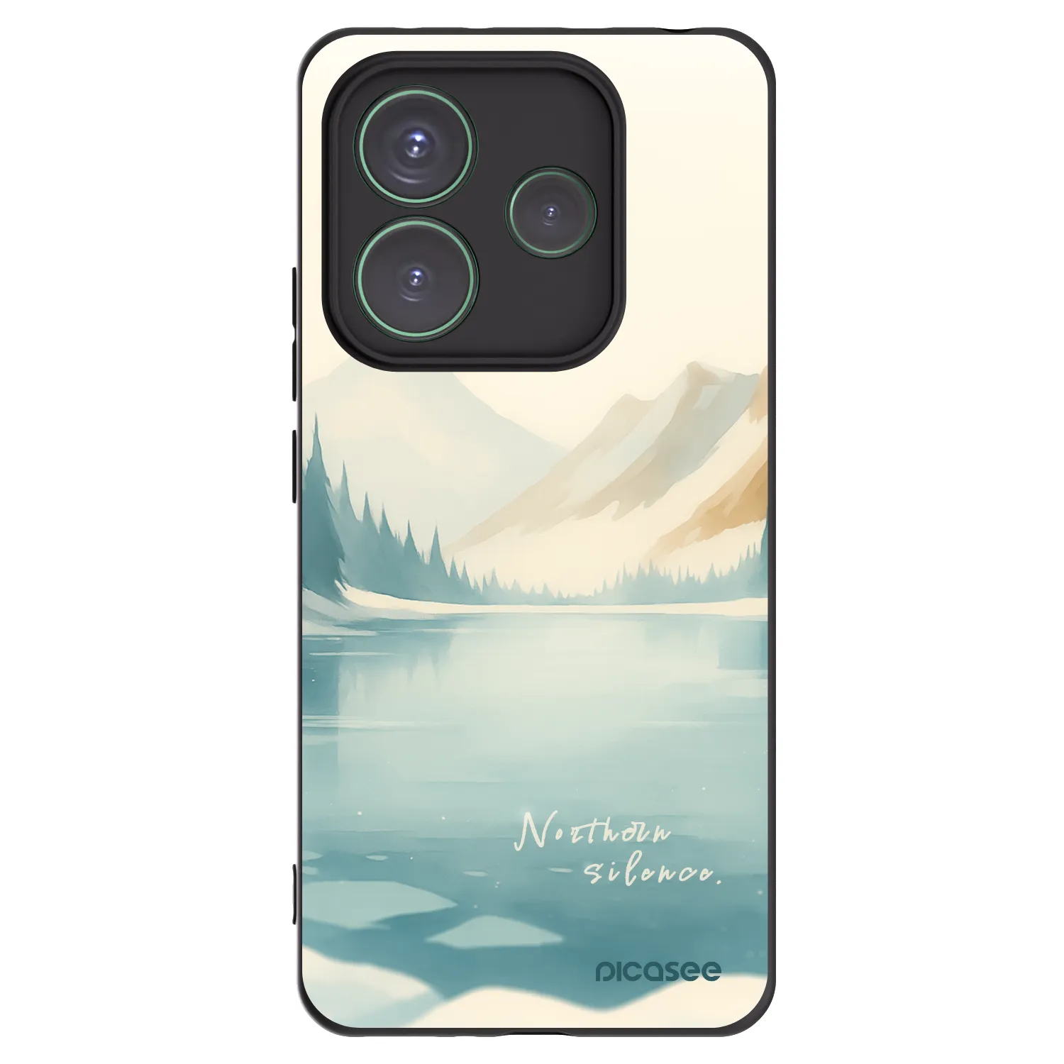 Silikónový čierny obal pre Xiaomi Redmi Note 14 5G - NOTHERN SILENCE