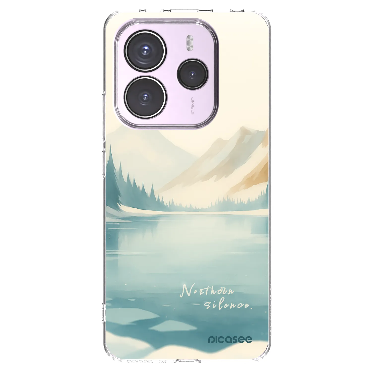 Silikónový prehľadný obal pre Xiaomi Redmi Note 14 5G - NOTHERN SILENCE
