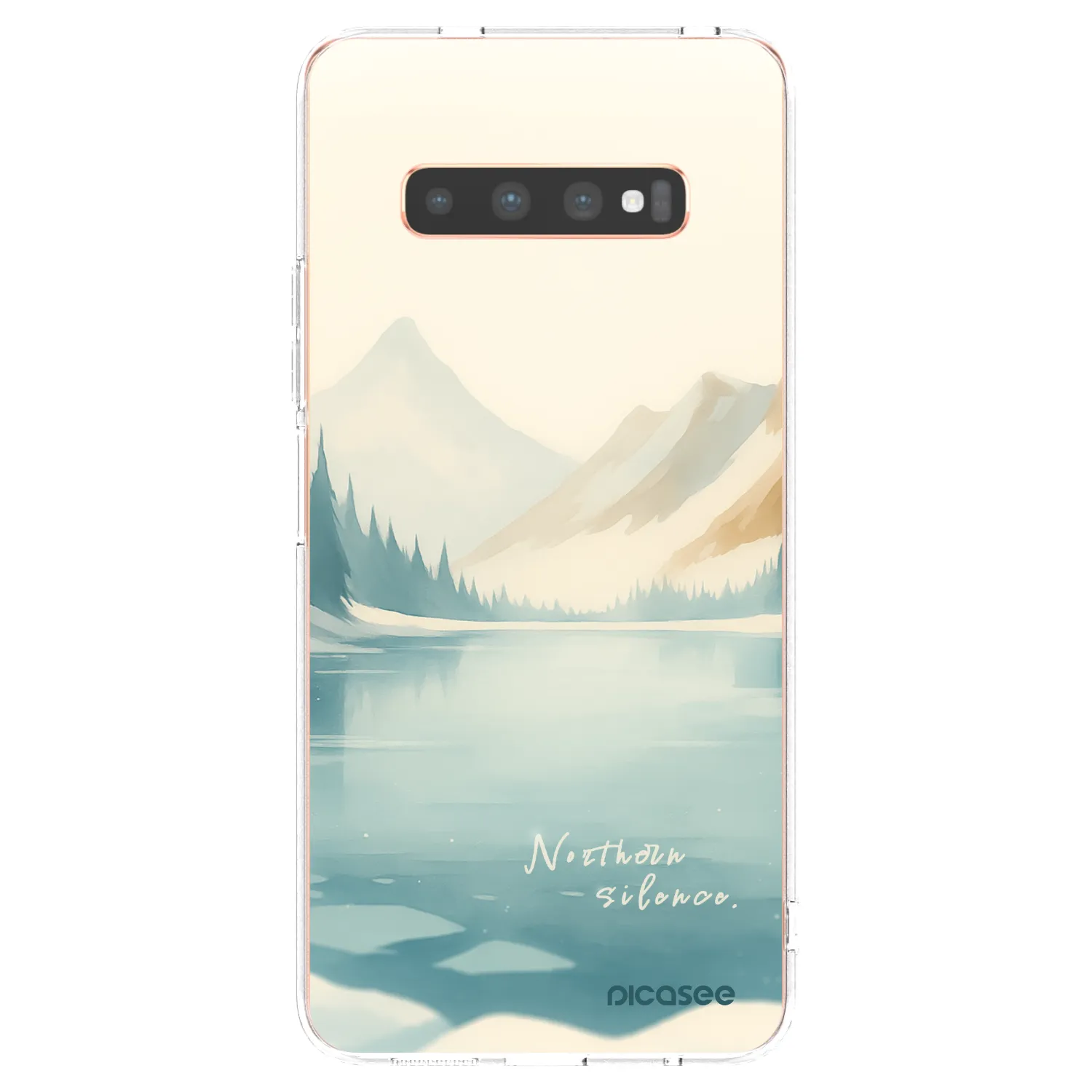 Picasee silikónový prehľadný obal pre Samsung Galaxy S10 Plus G975 - NOTHERN SILENCE