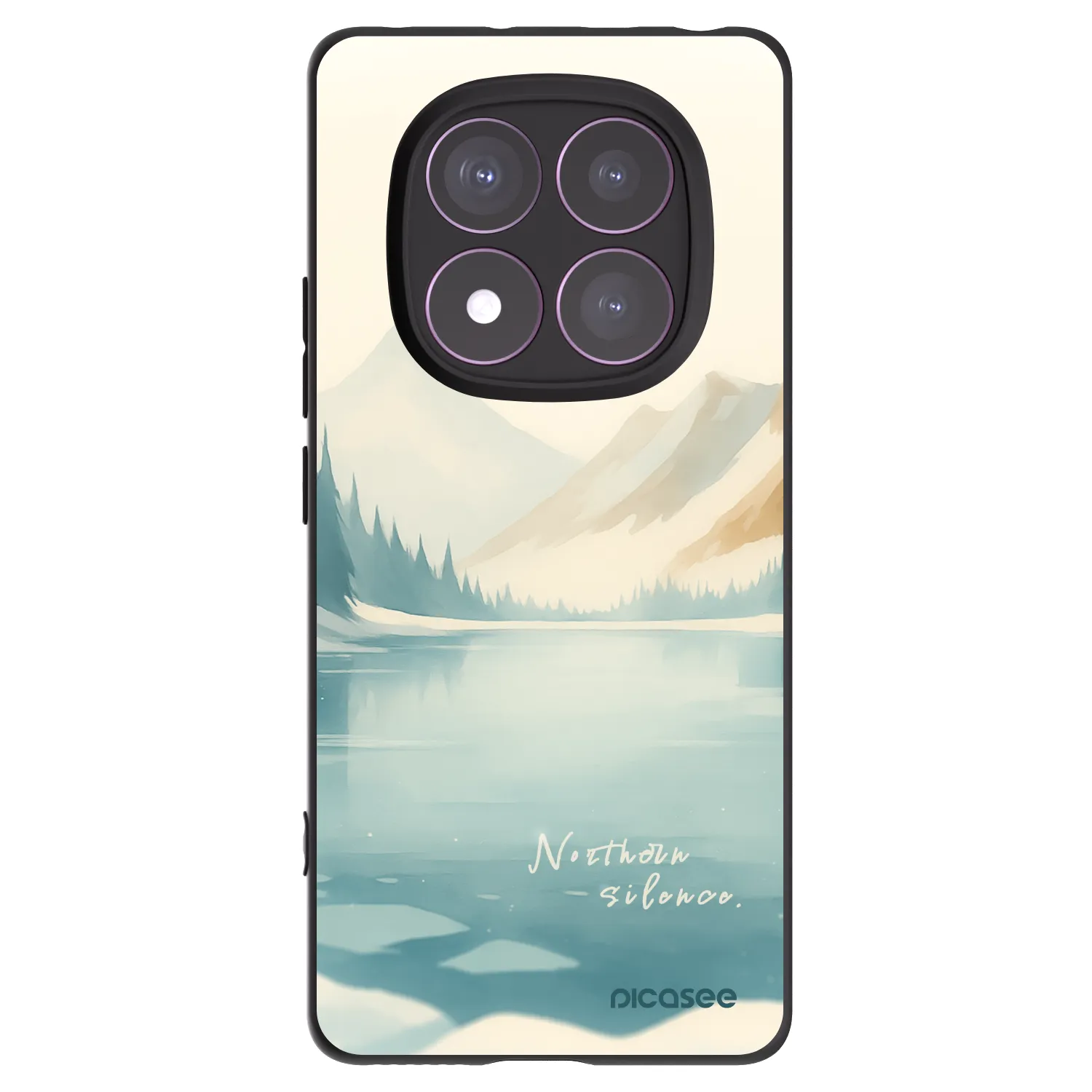 Silikónový čierny obal pre Xiaomi Redmi Note 14 Pro 4G - NOTHERN SILENCE