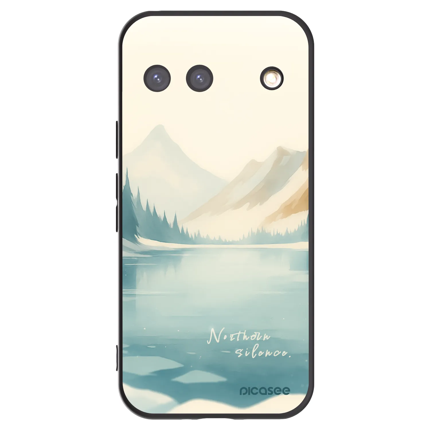 Picasee silikónový čierny obal pre Google Pixel 9 - NOTHERN SILENCE