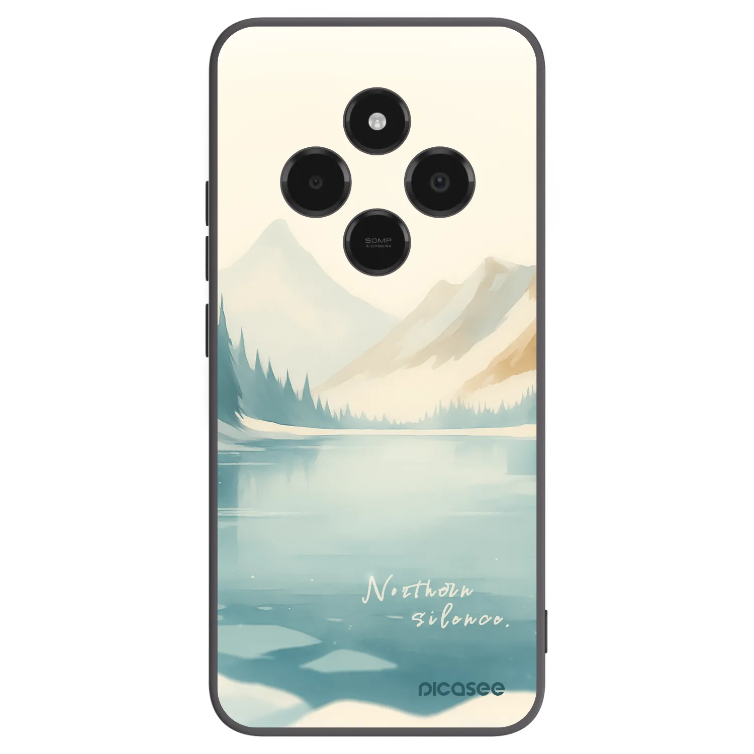 Picasee silikónový čierny obal pre Xiaomi Poco C75 - NOTHERN SILENCE