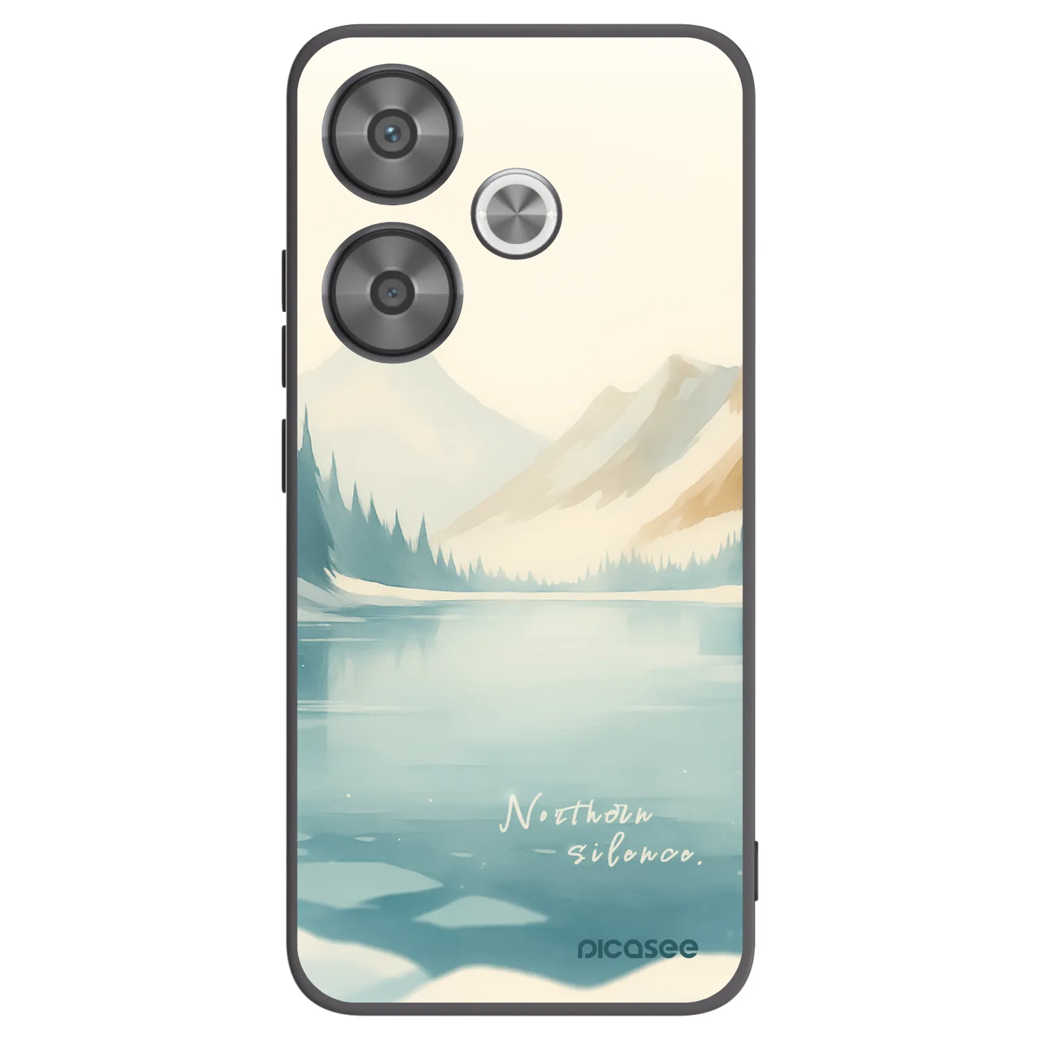Silikónový čierny obal pre Xiaomi Poco F6 - NOTHERN SILENCE