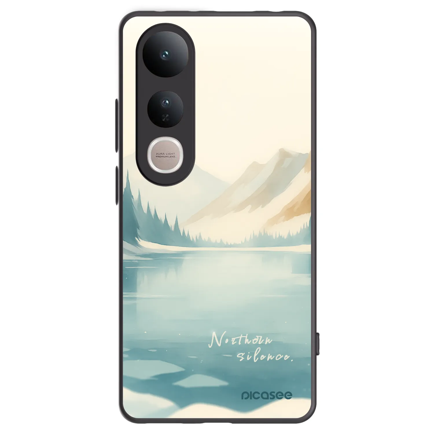 Picasee silikónový čierny obal pre Vivo V50 Lite 5G - NOTHERN SILENCE