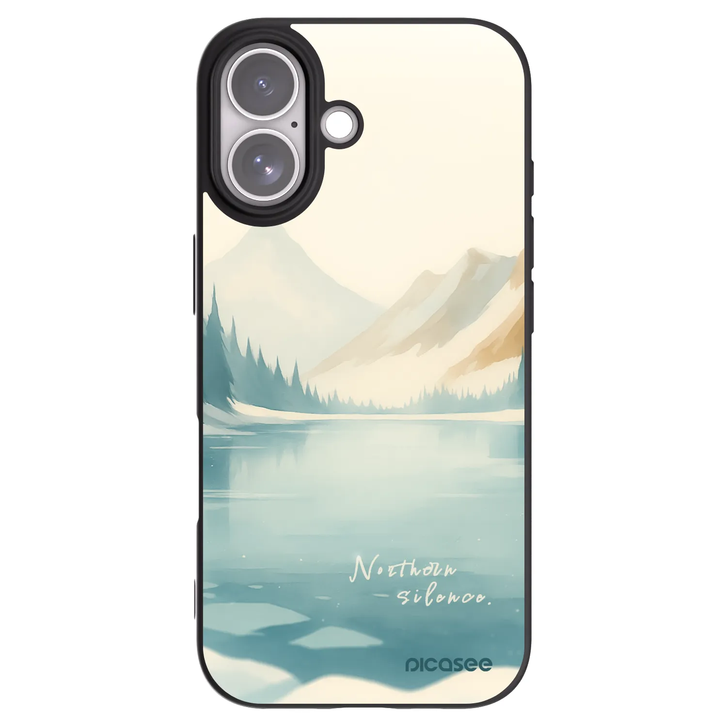 Picasee silikónový čierny obal pre Apple iPhone 17 - NOTHERN SILENCE