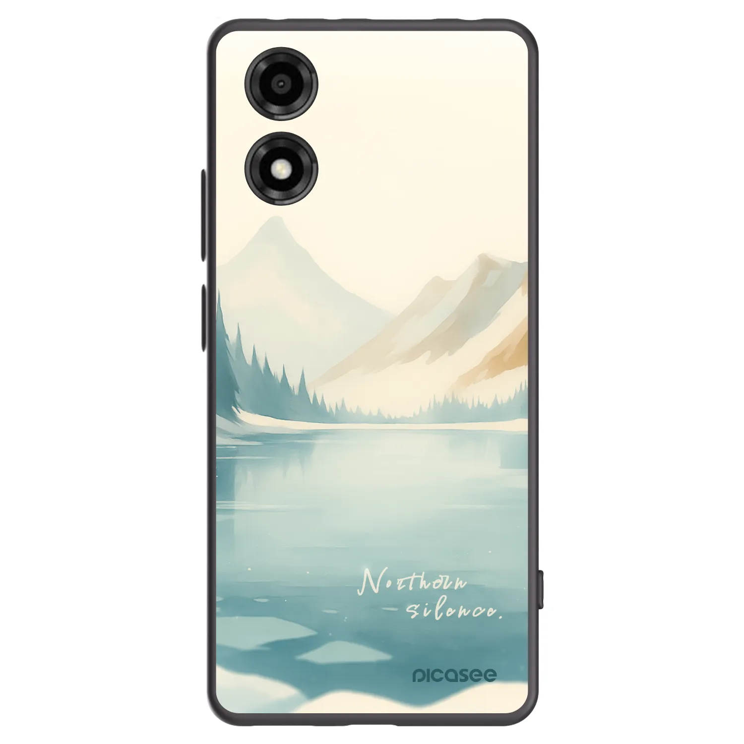 Picasee silikónový čierny obal pre Motorola Moto E14 - NOTHERN SILENCE