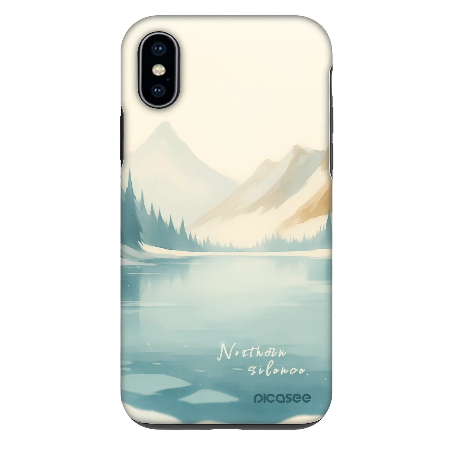 Picasee Fashion Case pre Apple iPhone X/XS - NOTHERN SILENCE