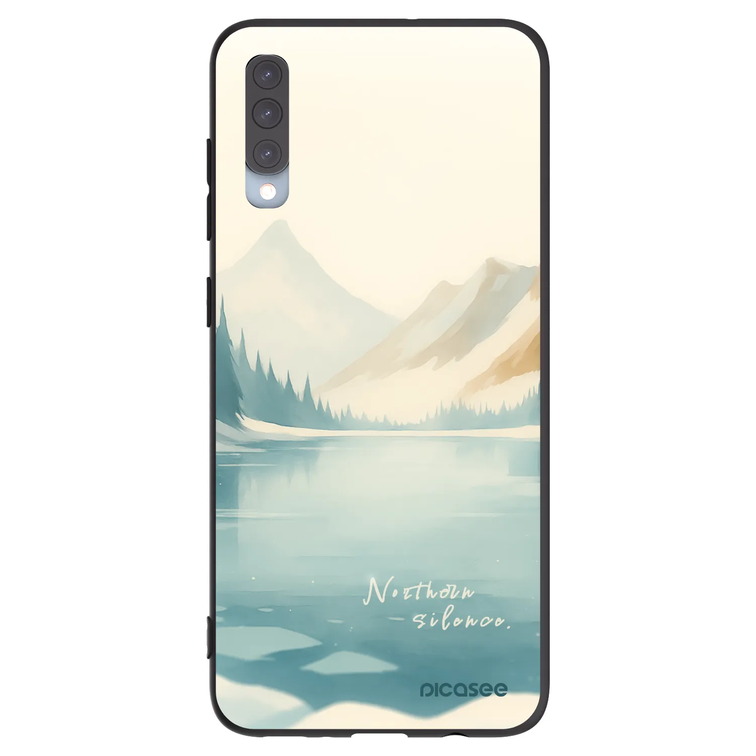 Picasee silikónový čierny obal pre Samsung Galaxy A70 A705F - NOTHERN SILENCE
