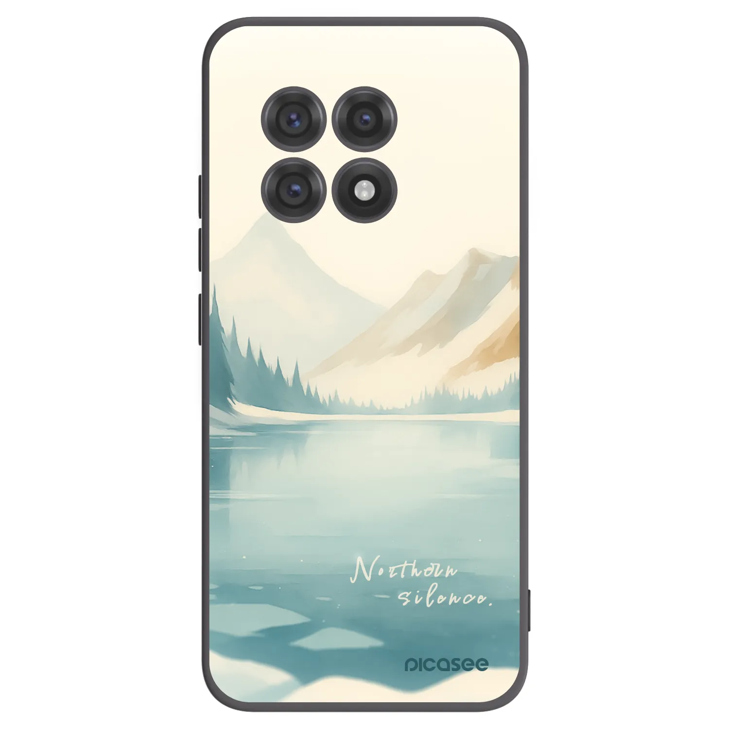 Picasee silikónový čierny obal pre OnePlus 13R 5G - NOTHERN SILENCE