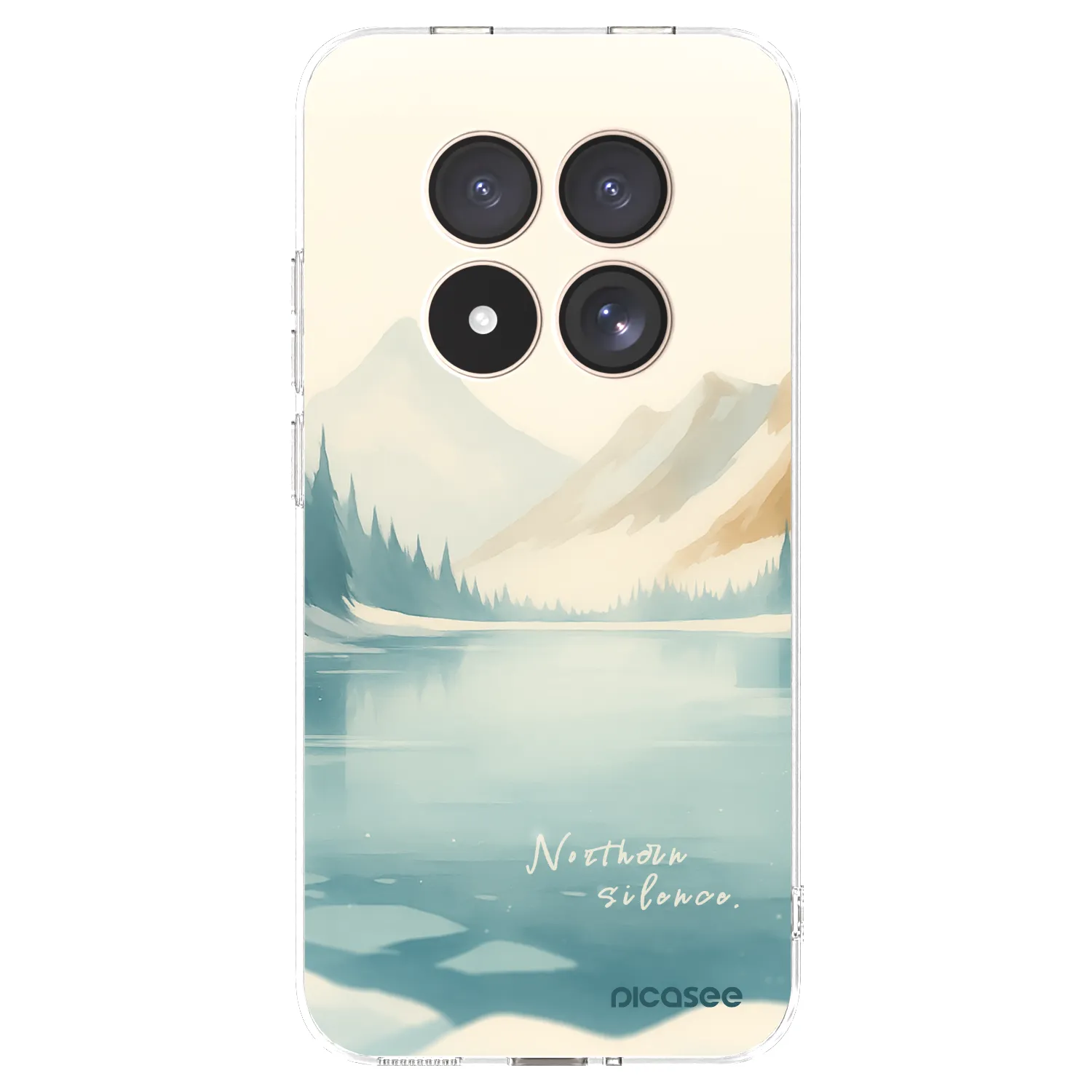 Picasee silikónový prehľadný obal pre Xiaomi Redmi Note 15 Pro 4G - NOTHERN SILENCE