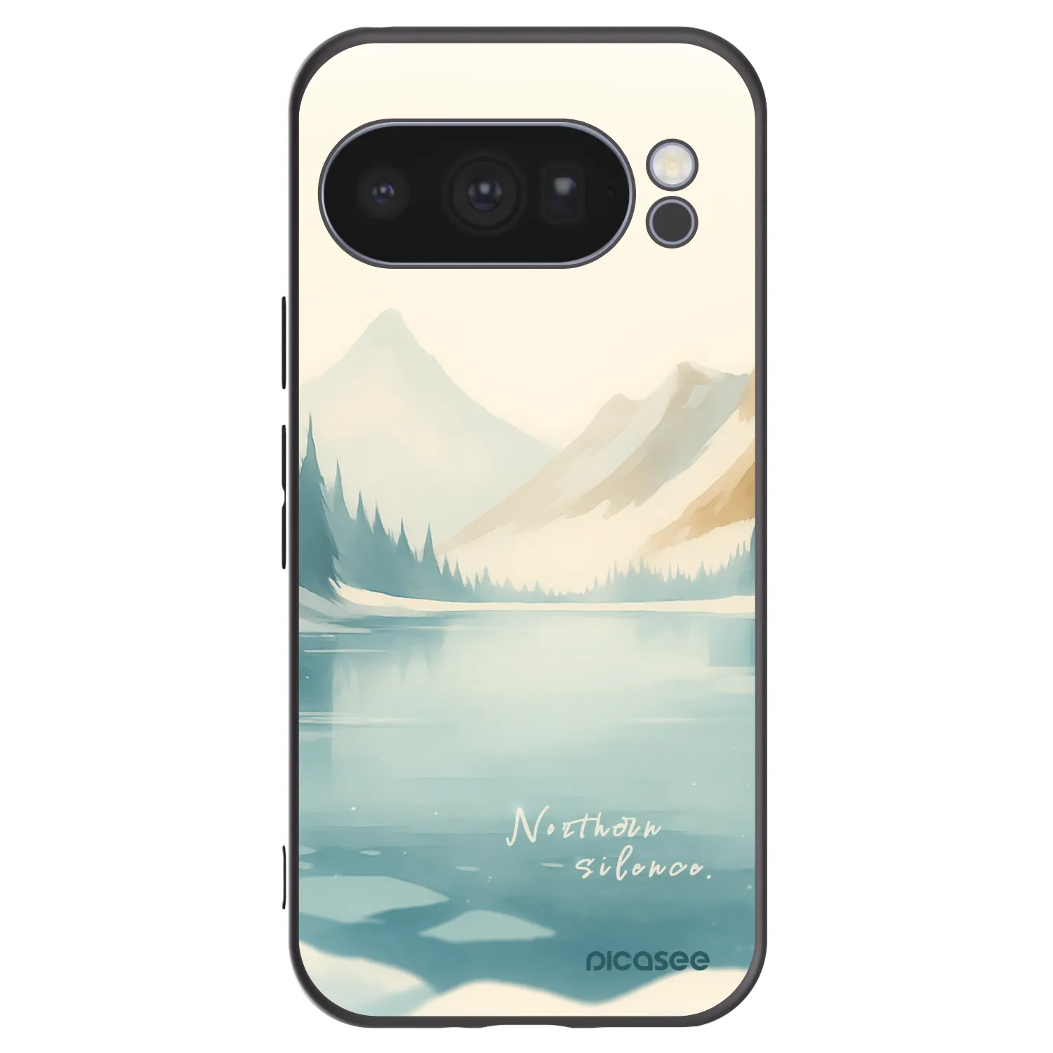 Picasee silikónový čierny obal pre Google Pixel 10 Pro - NOTHERN SILENCE