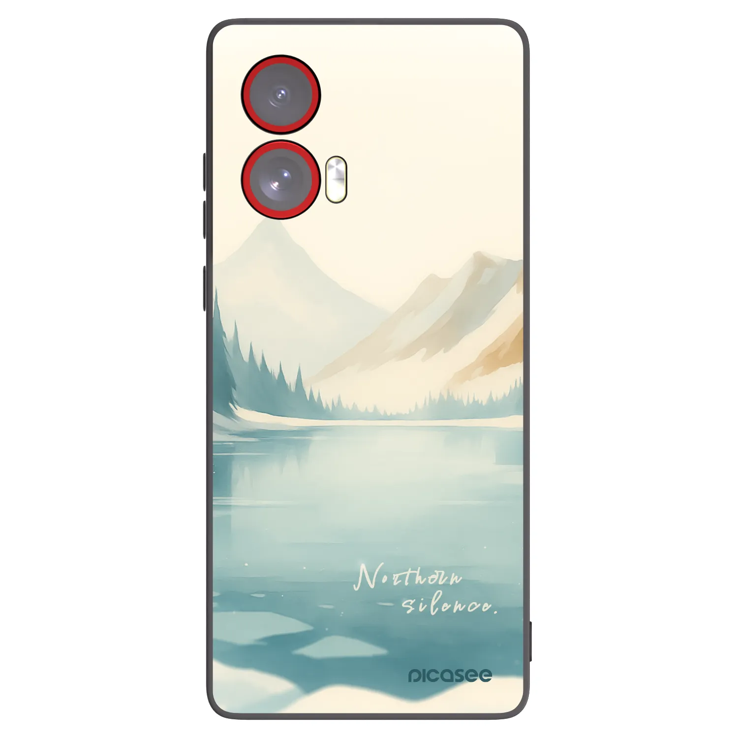 Silikónový čierny obal pre Motorola Edge 50 Fusion - NOTHERN SILENCE