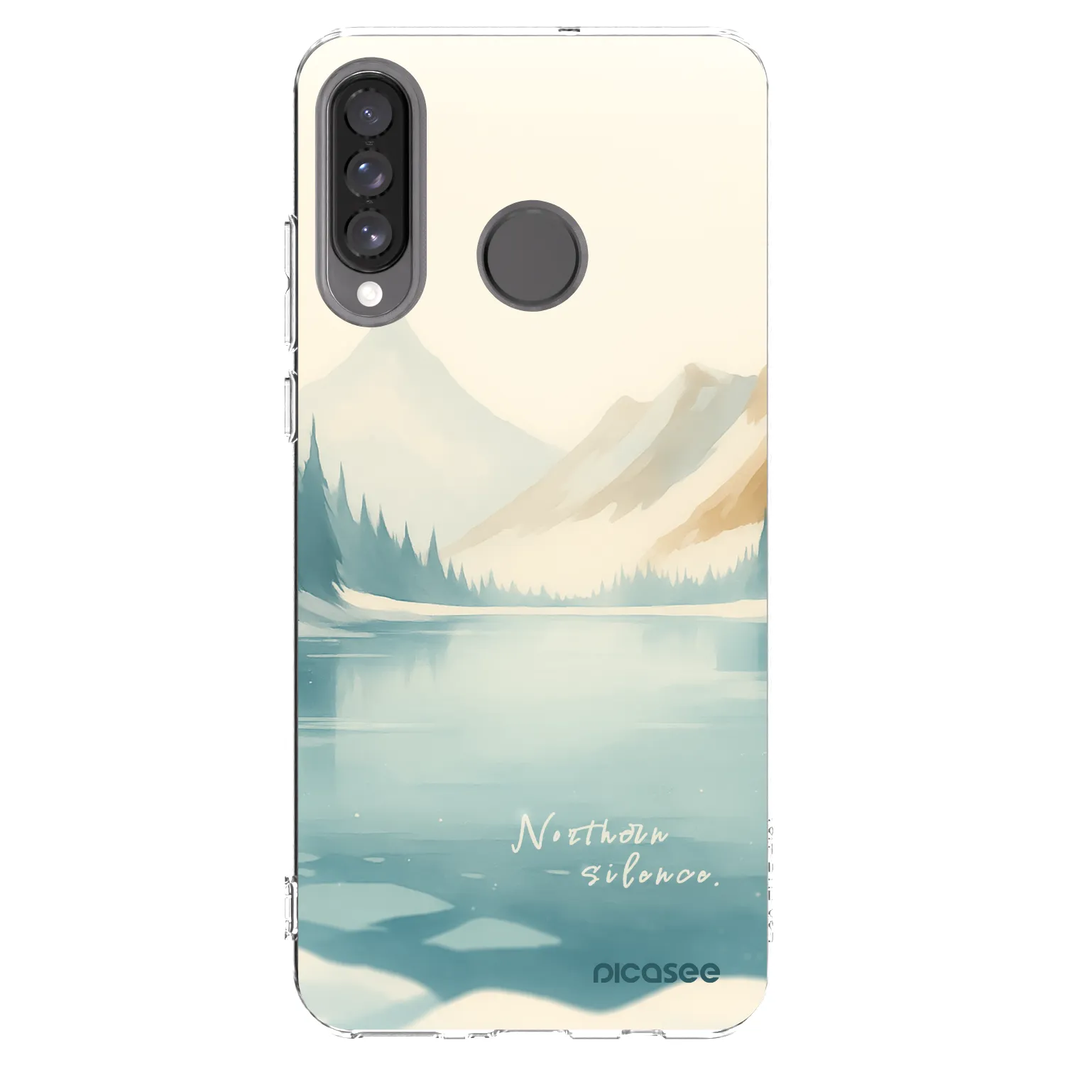 Picasee silikónový prehľadný obal pre Huawei P30 Lite - NOTHERN SILENCE