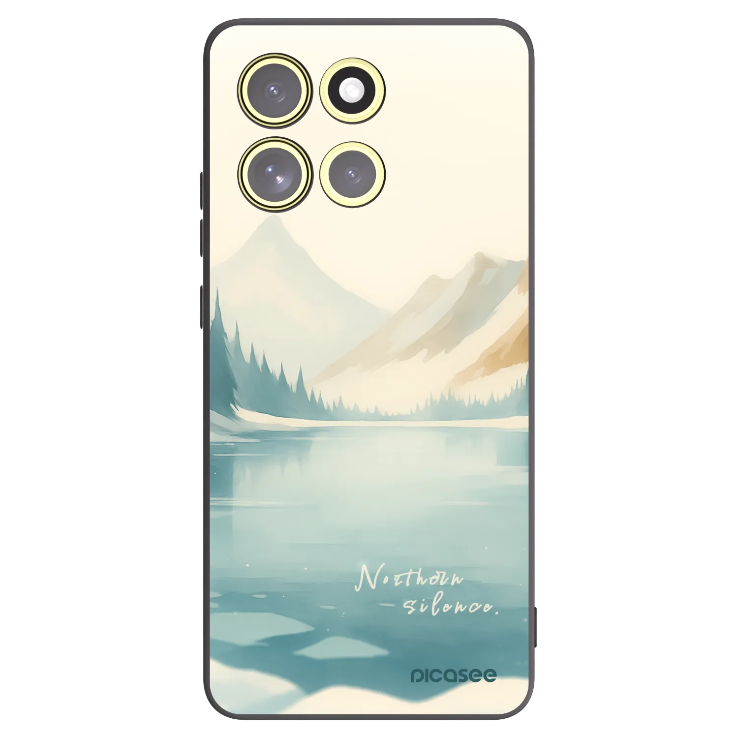 Picasee silikónový čierny obal pre Motorola Moto G86 Power 5G - NOTHERN SILENCE