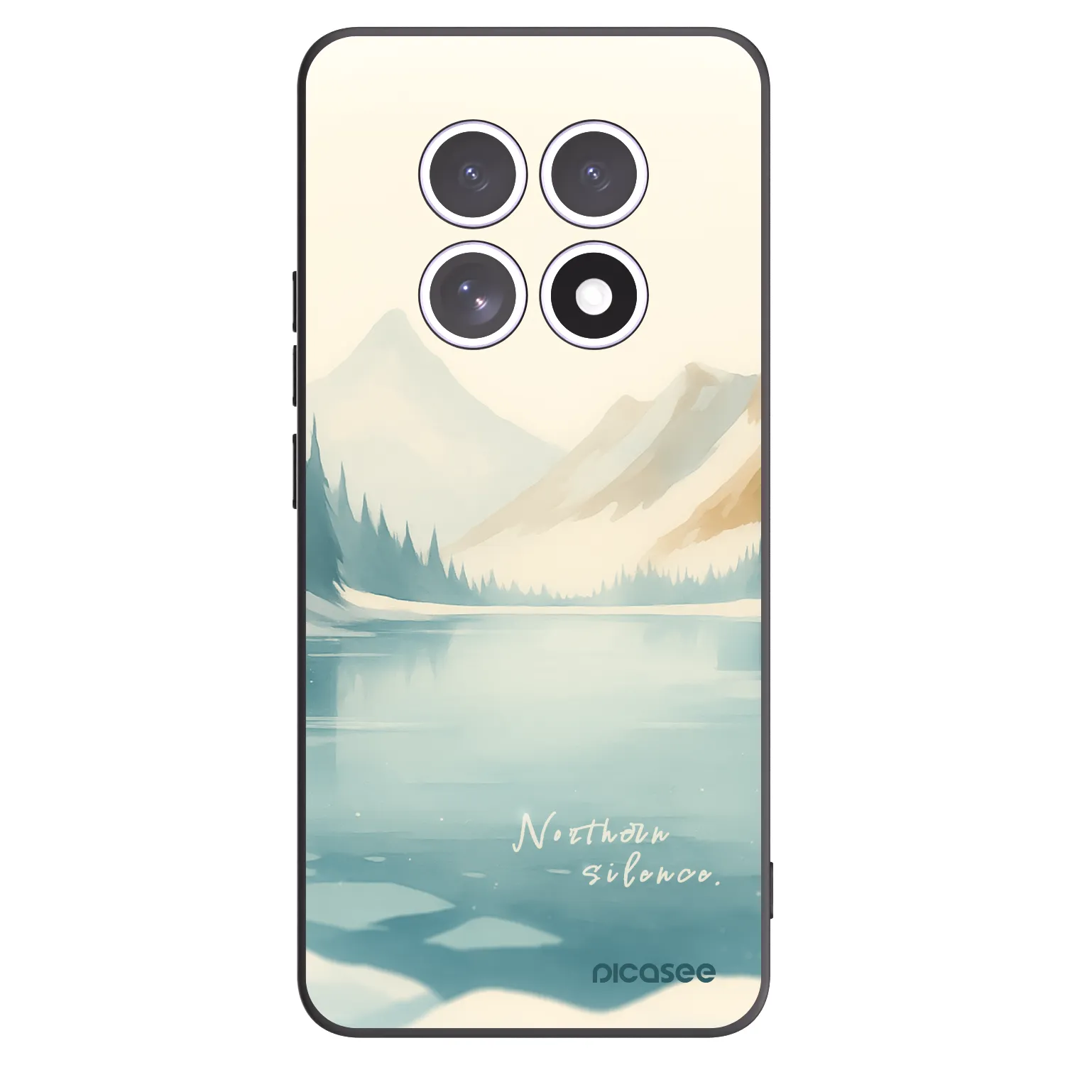 Picasee silikónový čierny obal pre Xiaomi Redmi Note 15 5G - NOTHERN SILENCE