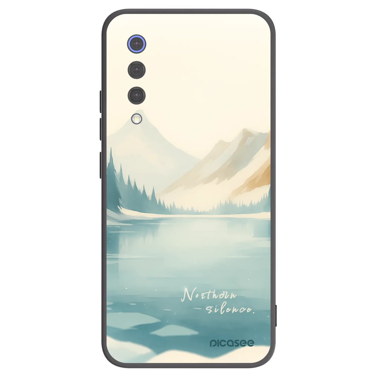 Picasee silikónový čierny obal pre Xiaomi Mi 9 SE - NOTHERN SILENCE