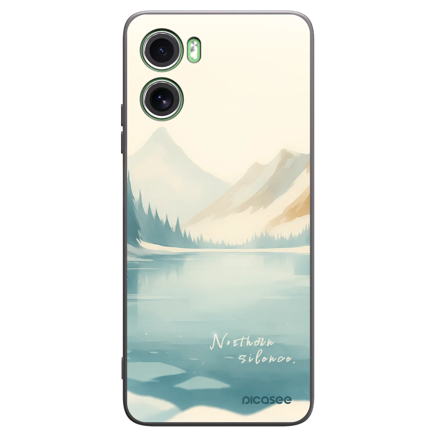 Picasee silikónový čierny obal pre Motorola Moto G06 - NOTHERN SILENCE