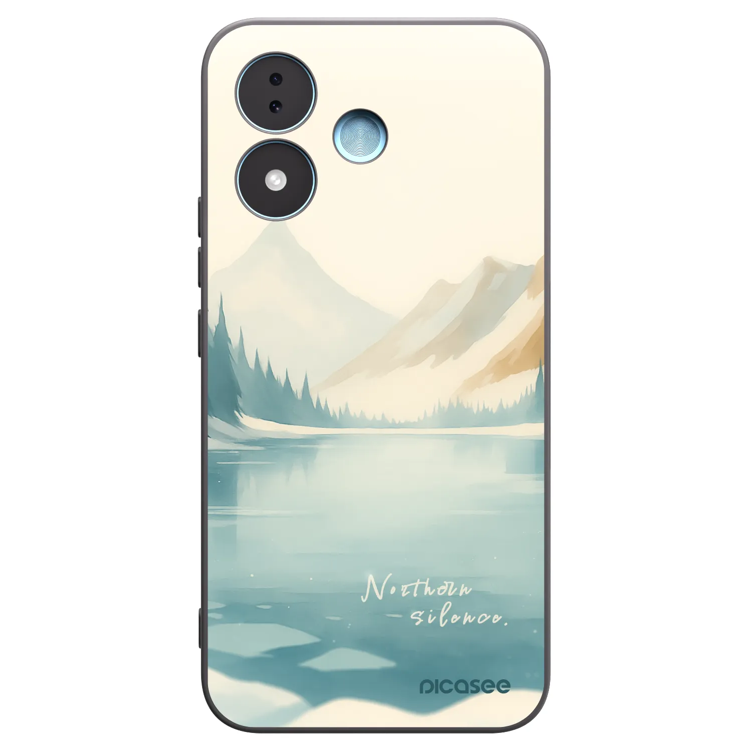 Picasee silikónový čierny obal pre Xiaomi Redmi Note 17 5G - NOTHERN SILENCE