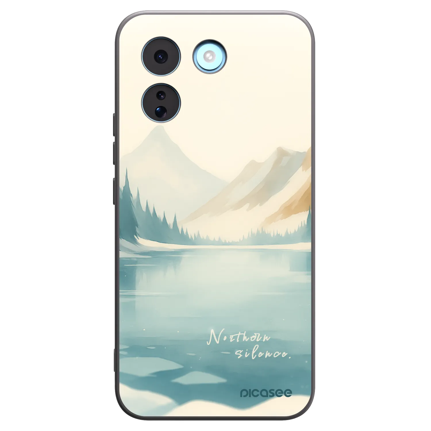 Picasee silikónový čierny obal pre Xiaomi Redmi Note 17 Pro MAX 5G - NOTHERN SILENCE