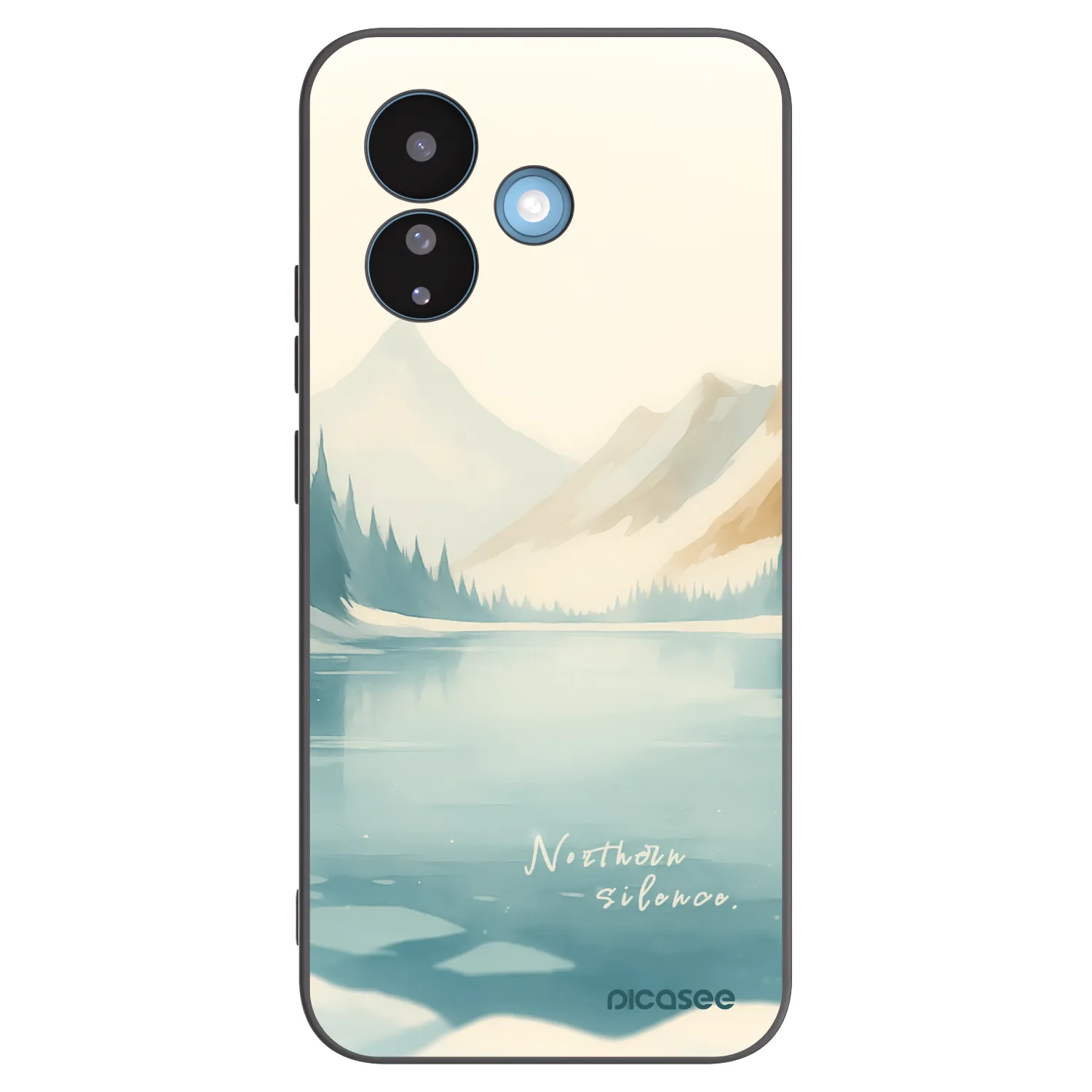 Picasee silikónový čierny obal pre Xiaomi Redmi Note 17 Pro 5G - NOTHERN SILENCE