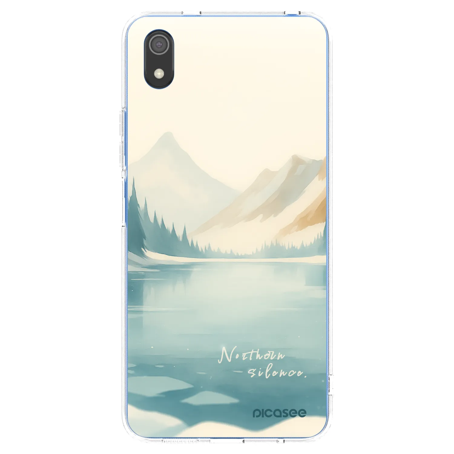 Picasee silikónový prehľadný obal pre Xiaomi Redmi 7A - NOTHERN SILENCE