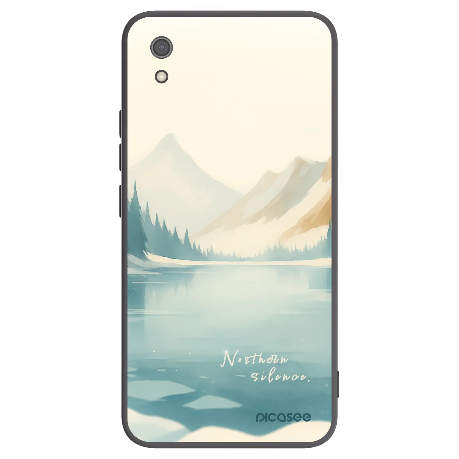 Picasee silikónový čierny obal pre Xiaomi Redmi 7A - NOTHERN SILENCE