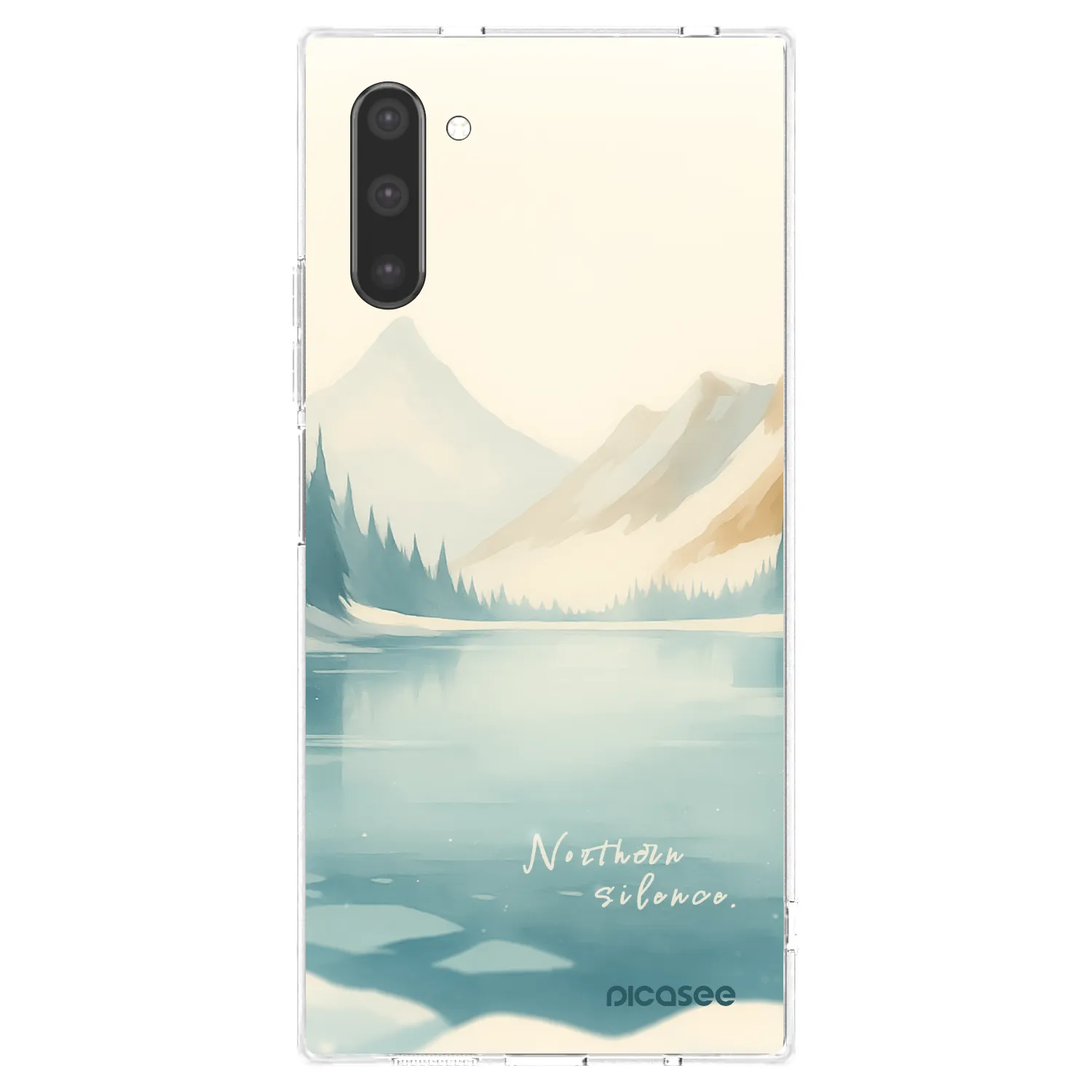 Picasee silikónový prehľadný obal pre Samsung Galaxy Note 10 N970F - NOTHERN SILENCE