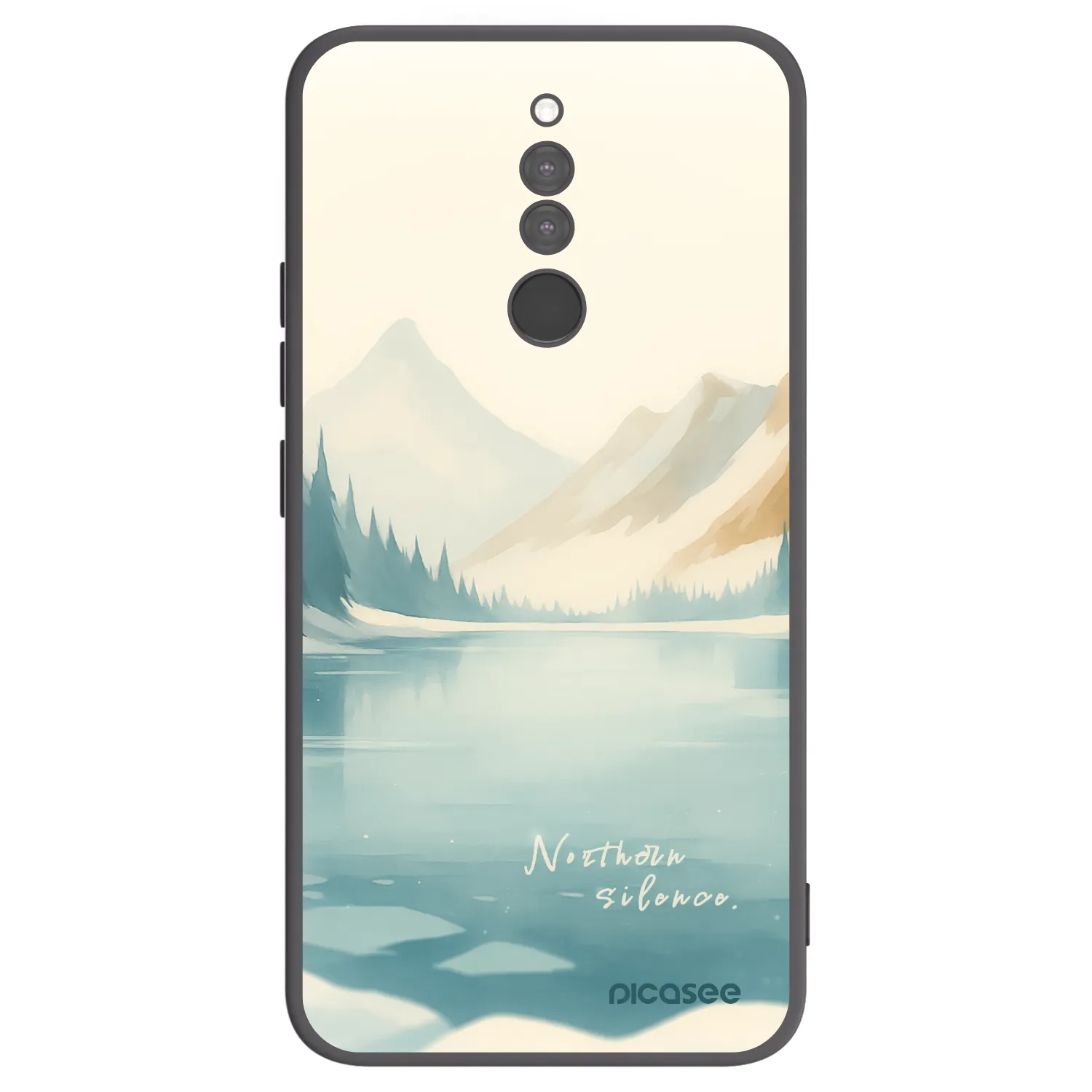 Picasee silikónový čierny obal pre Xiaomi Redmi 8 - NOTHERN SILENCE