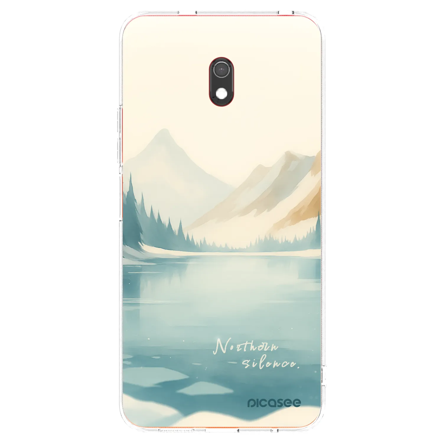 Picasee silikónový prehľadný obal pre Xiaomi Redmi 8A - NOTHERN SILENCE