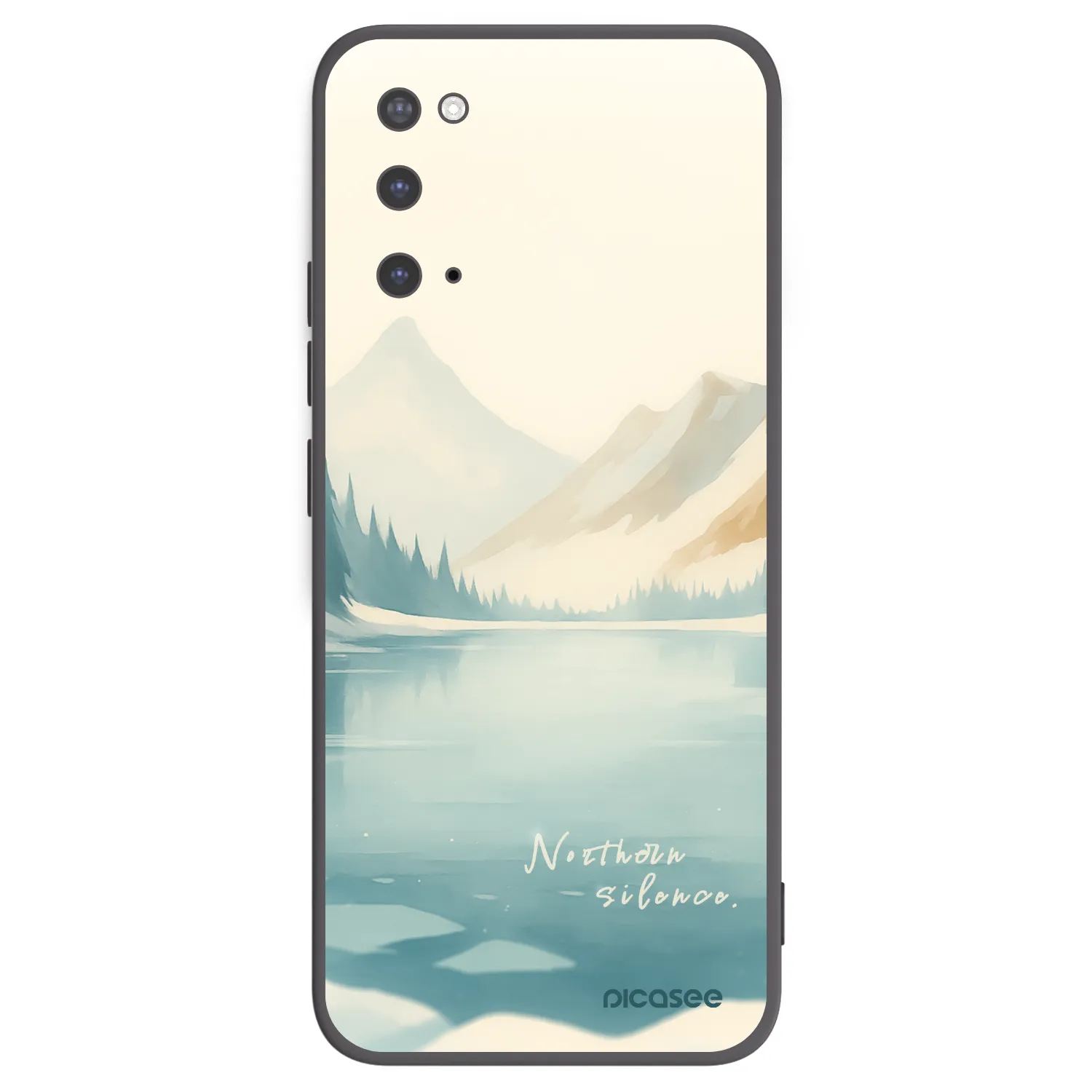 Picasee silikónový čierny obal pre Samsung Galaxy S20 G980F - NOTHERN SILENCE