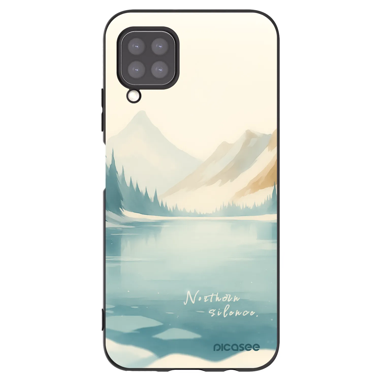 Picasee silikónový čierny obal pre Huawei P40 Lite - NOTHERN SILENCE
