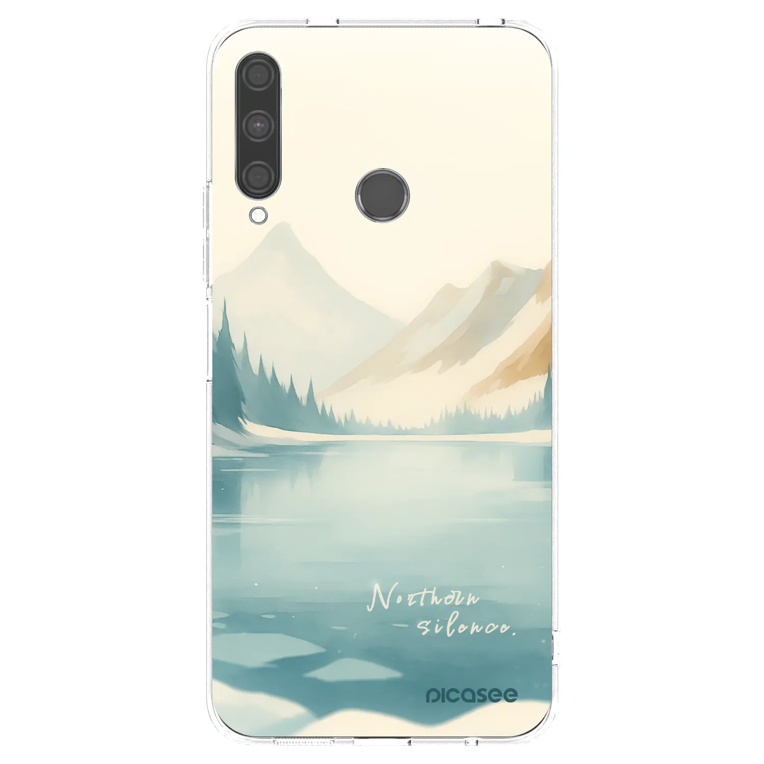 Picasee silikónový prehľadný obal pre Huawei P40 Lite E - NOTHERN SILENCE