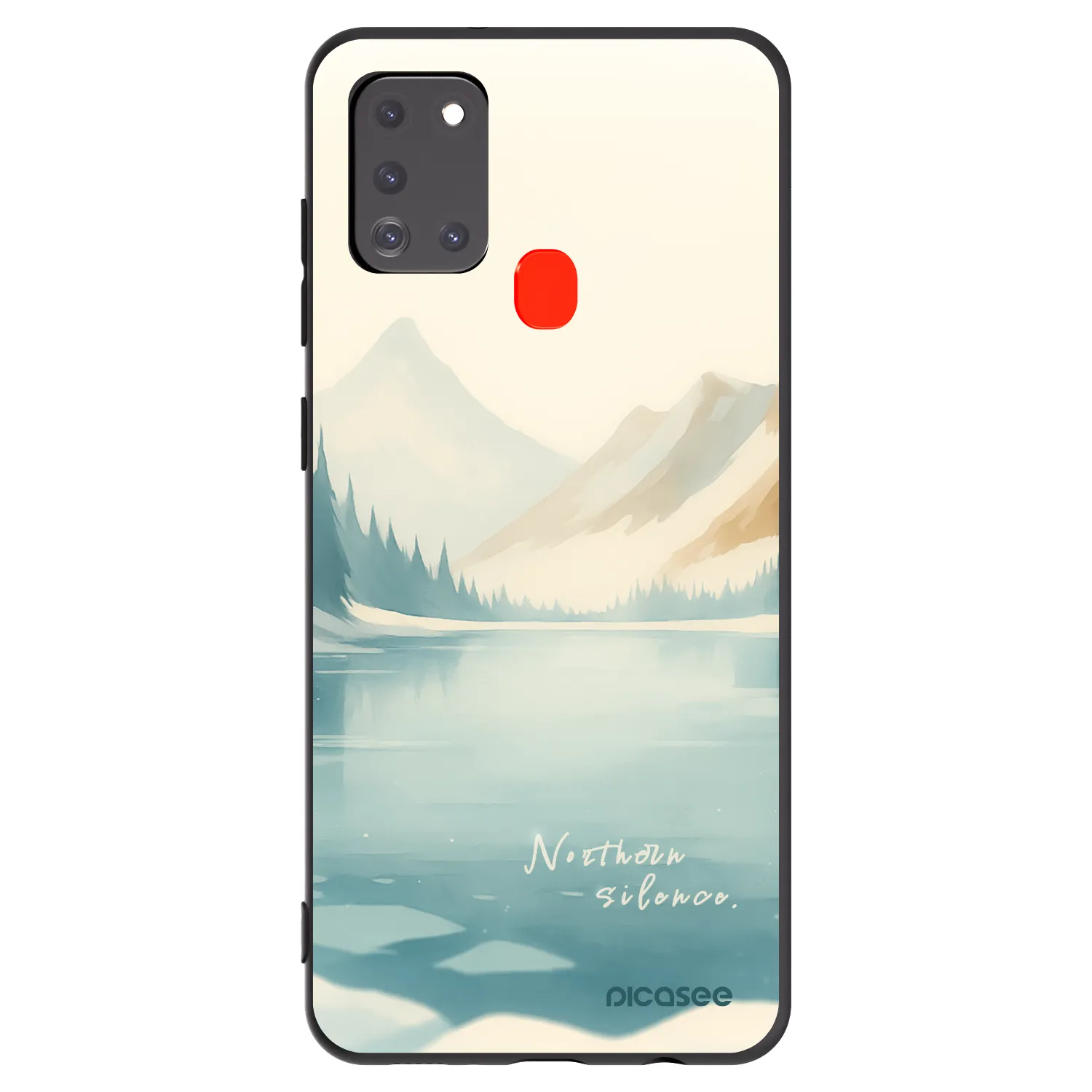 Picasee silikónový čierny obal pre Samsung Galaxy A21s - NOTHERN SILENCE