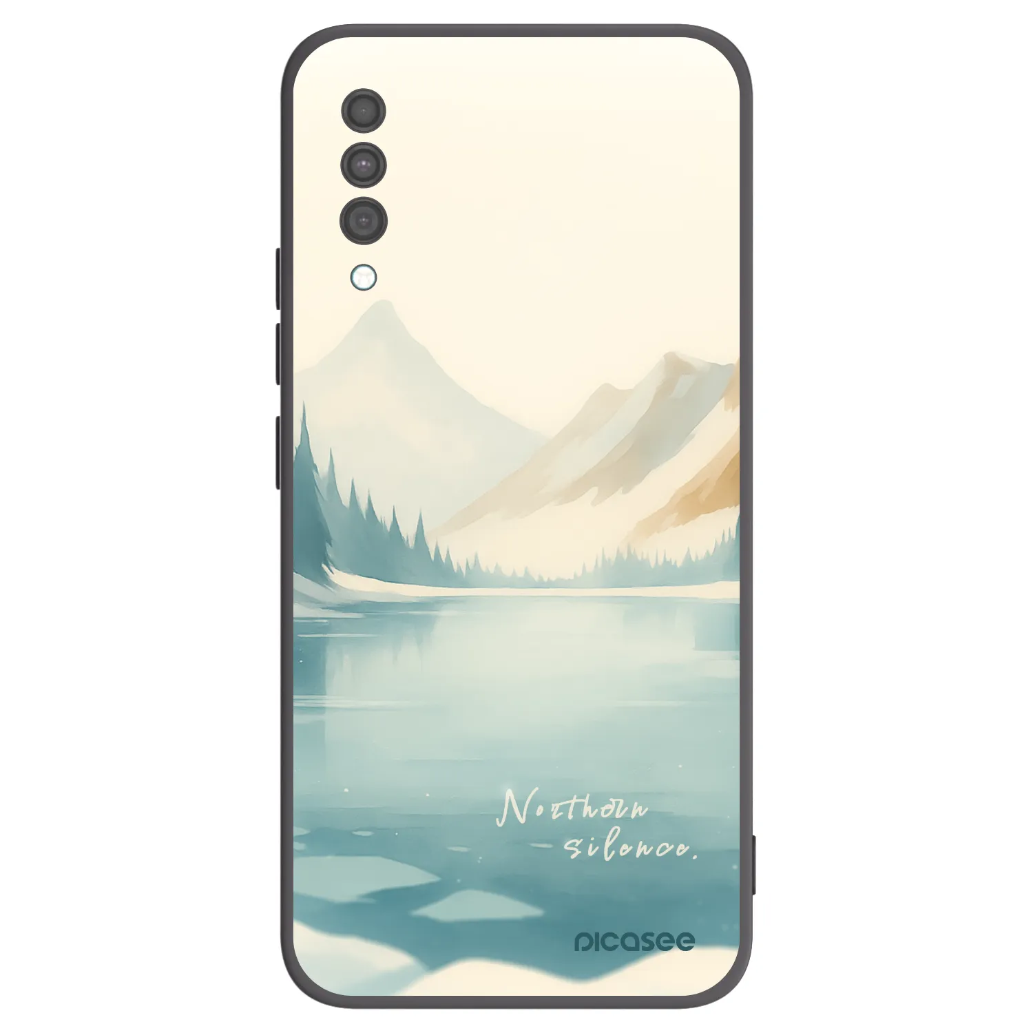Picasee silikónový čierny obal pre Samsung Galaxy A30s A307F - NOTHERN SILENCE
