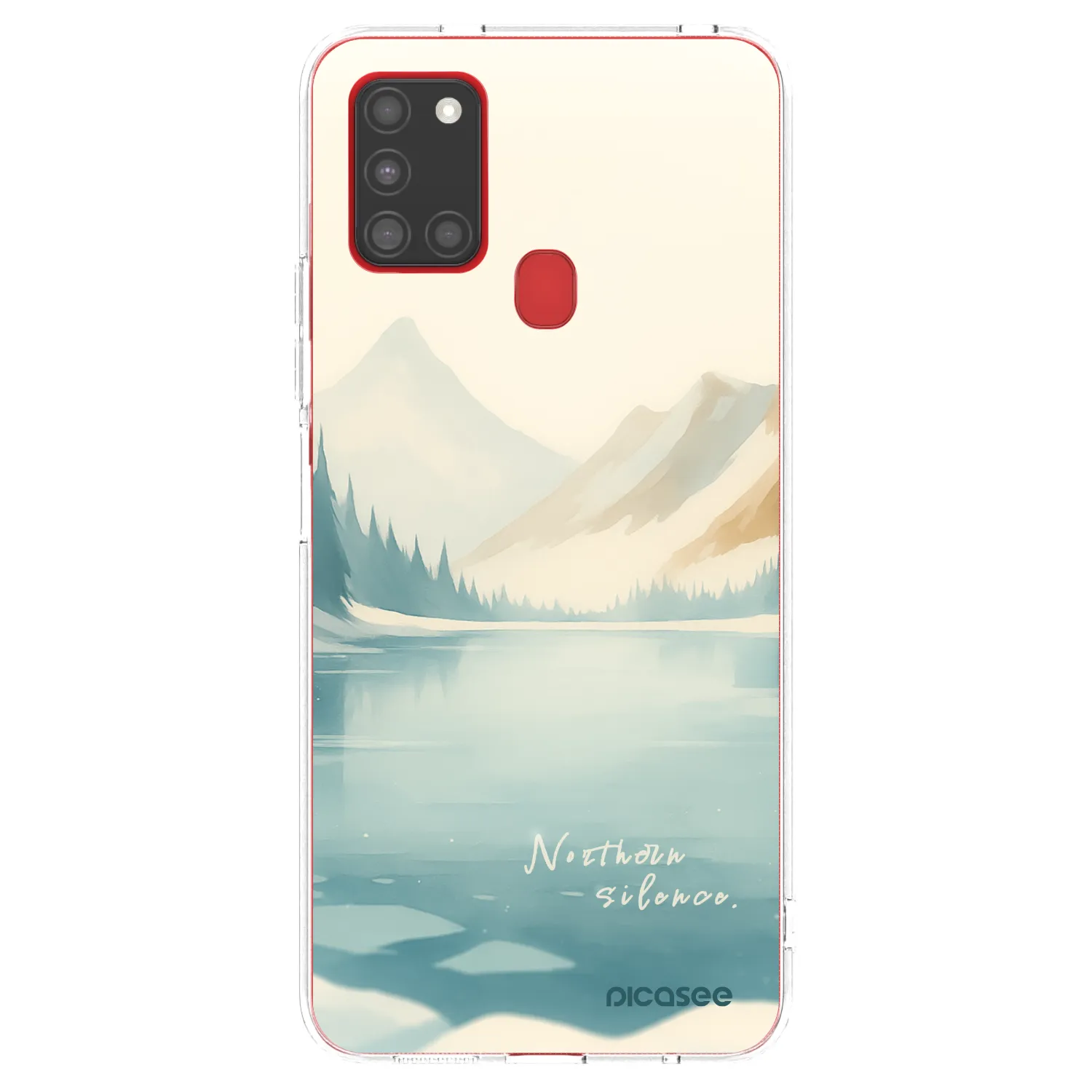 Picasee silikónový prehľadný obal pre Samsung Galaxy A21s - NOTHERN SILENCE