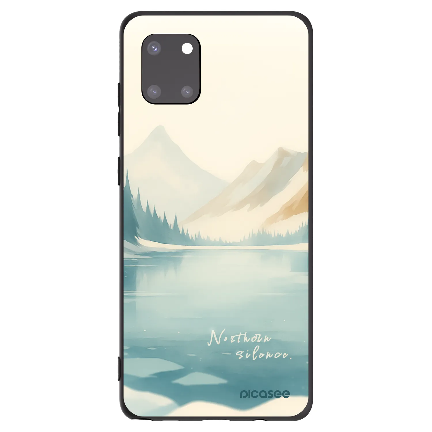 Picasee silikónový čierny obal pre Samsung Galaxy Note 10 Lite N770F - NOTHERN SILENCE