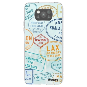 Picasee silikónový čierny obal pre Xiaomi Poco X3 - PASSPORT EDITION