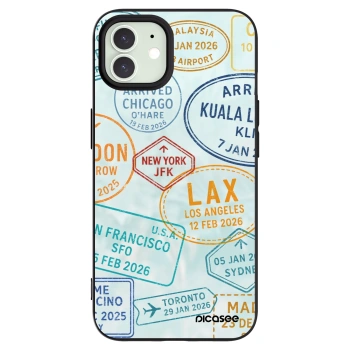 Picasee silikónový čierny obal pre Apple iPhone 12 - PASSPORT EDITION